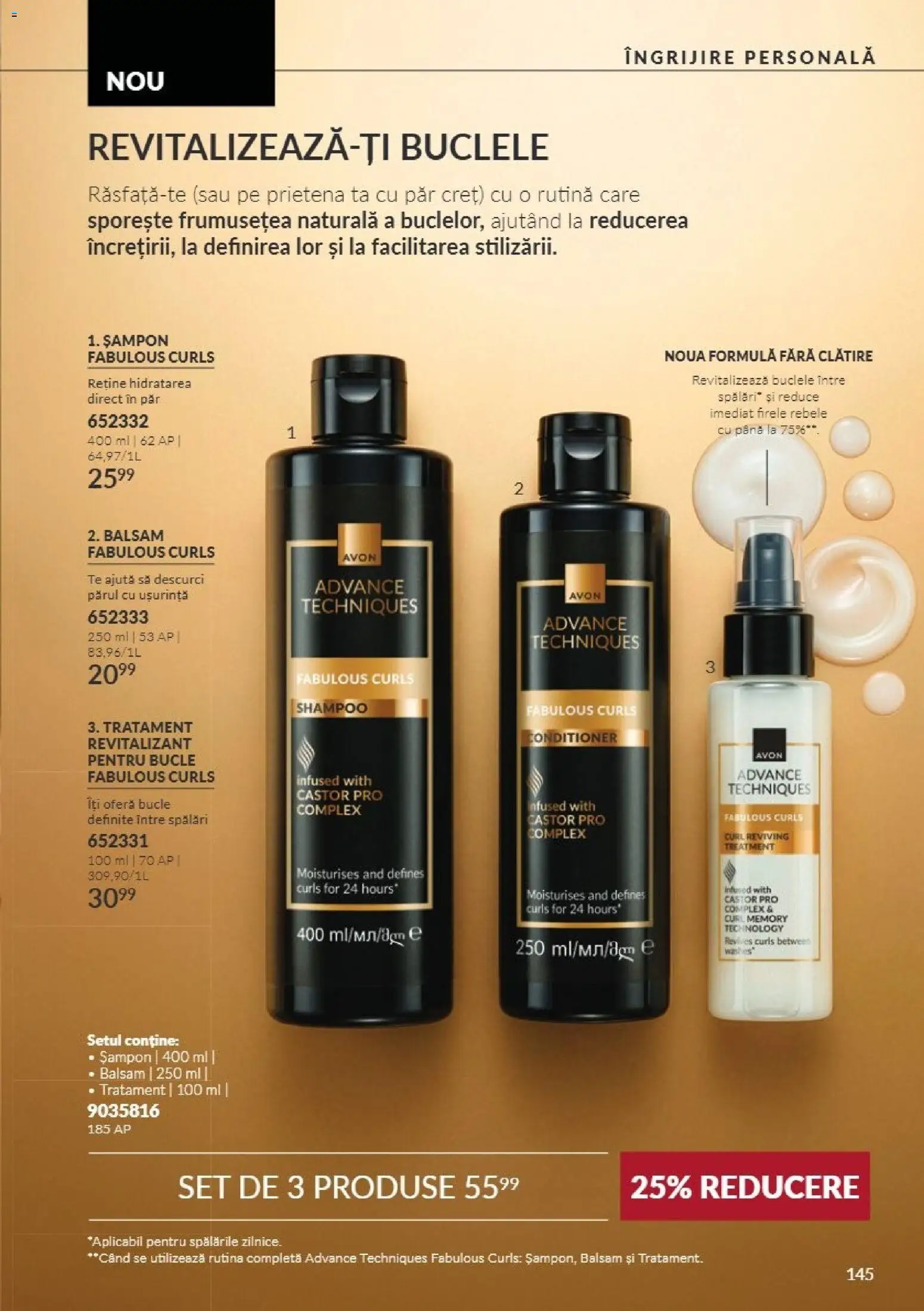 Catalog Avon 1 - 30 Noiembrie 2026 | Pagina 145 | Produse: Șampon, Balsam