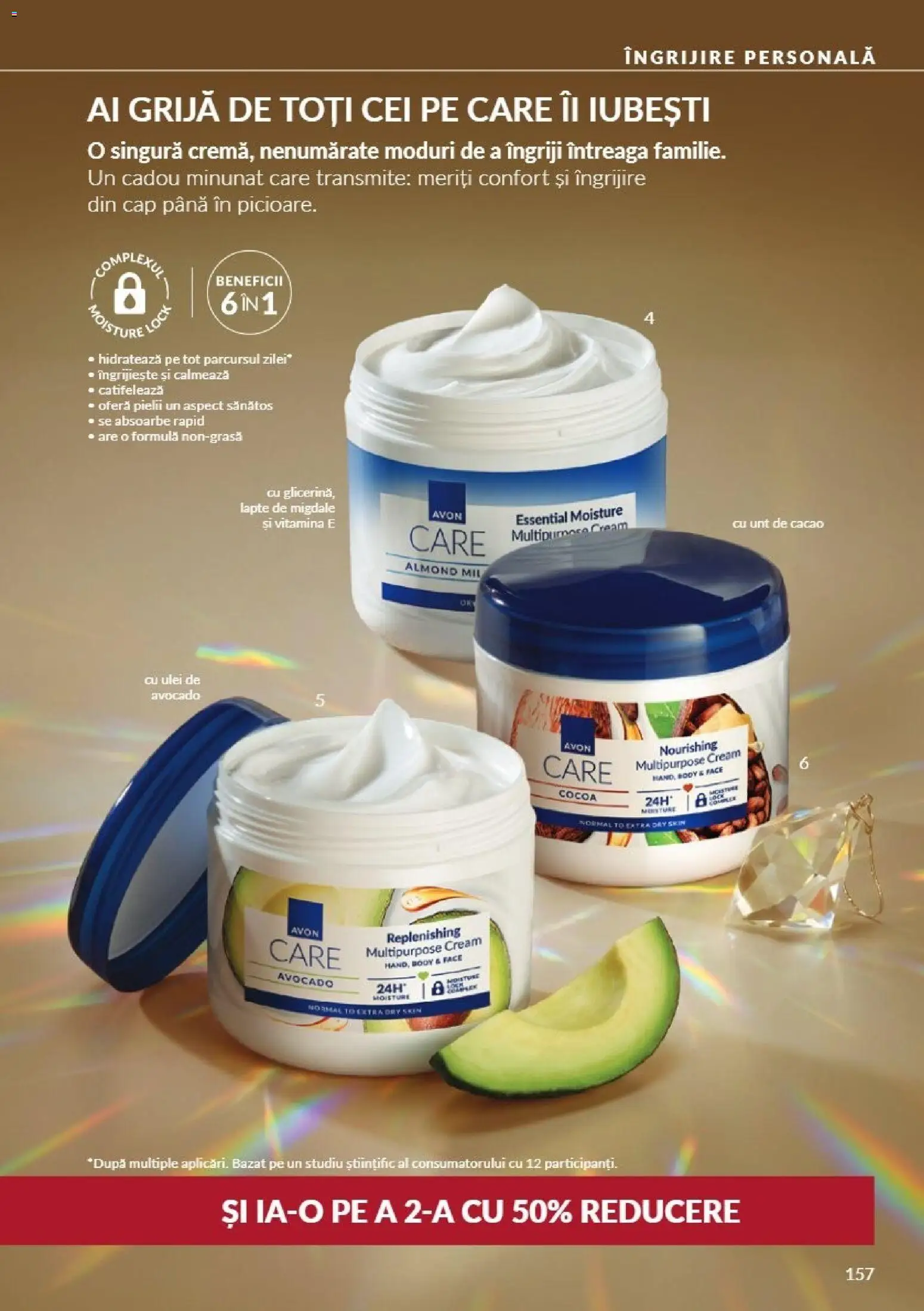 Catalog Avon 1 - 30 Noiembrie 2026 | Pagina 157 | Produse: Migdale, Unt, Ulei, Avocado