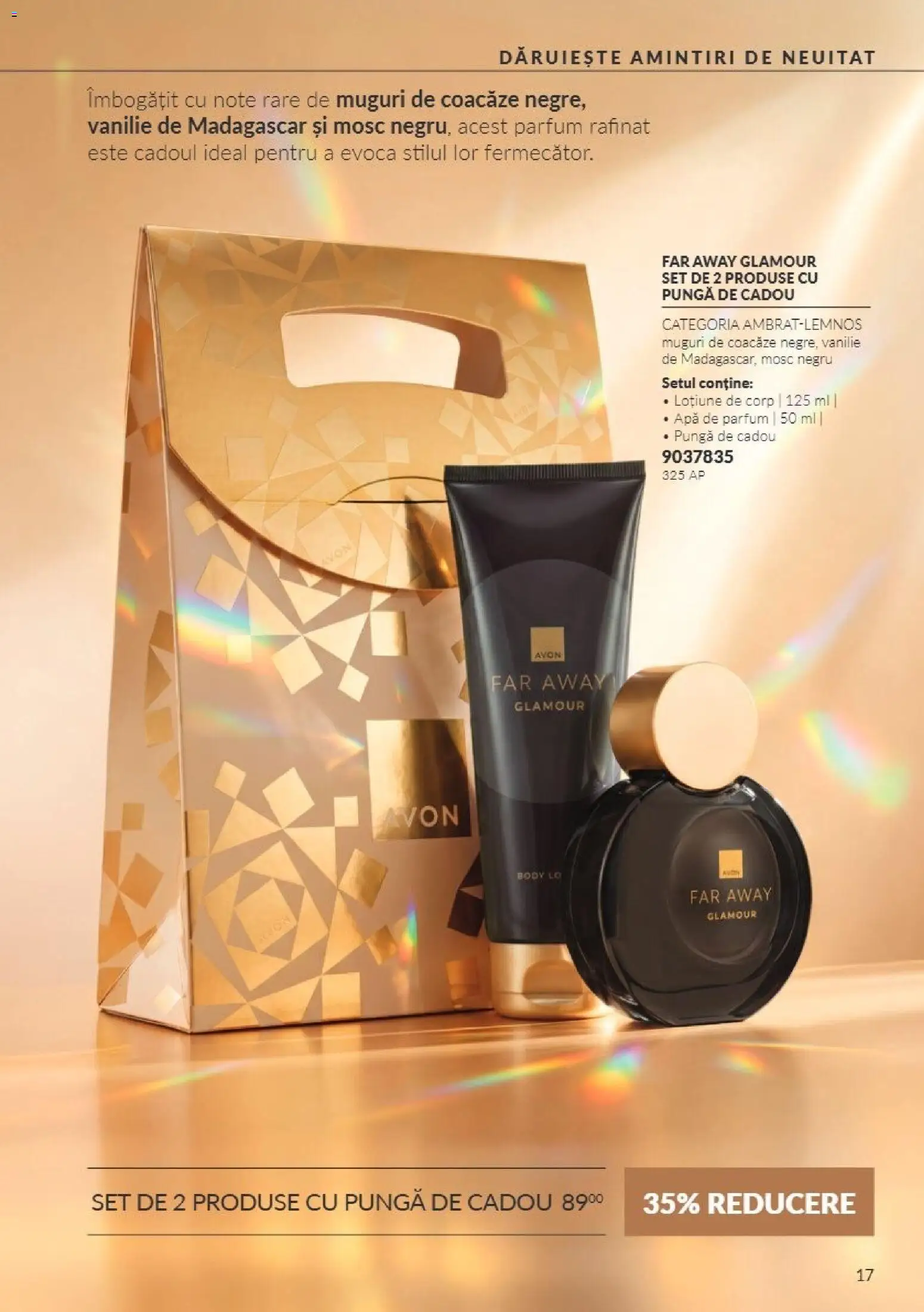 Catalog Avon 1 - 30 Noiembrie 2026 | Pagina 17 | Produse: Apă de parfum, Pungă, Body, Parfum