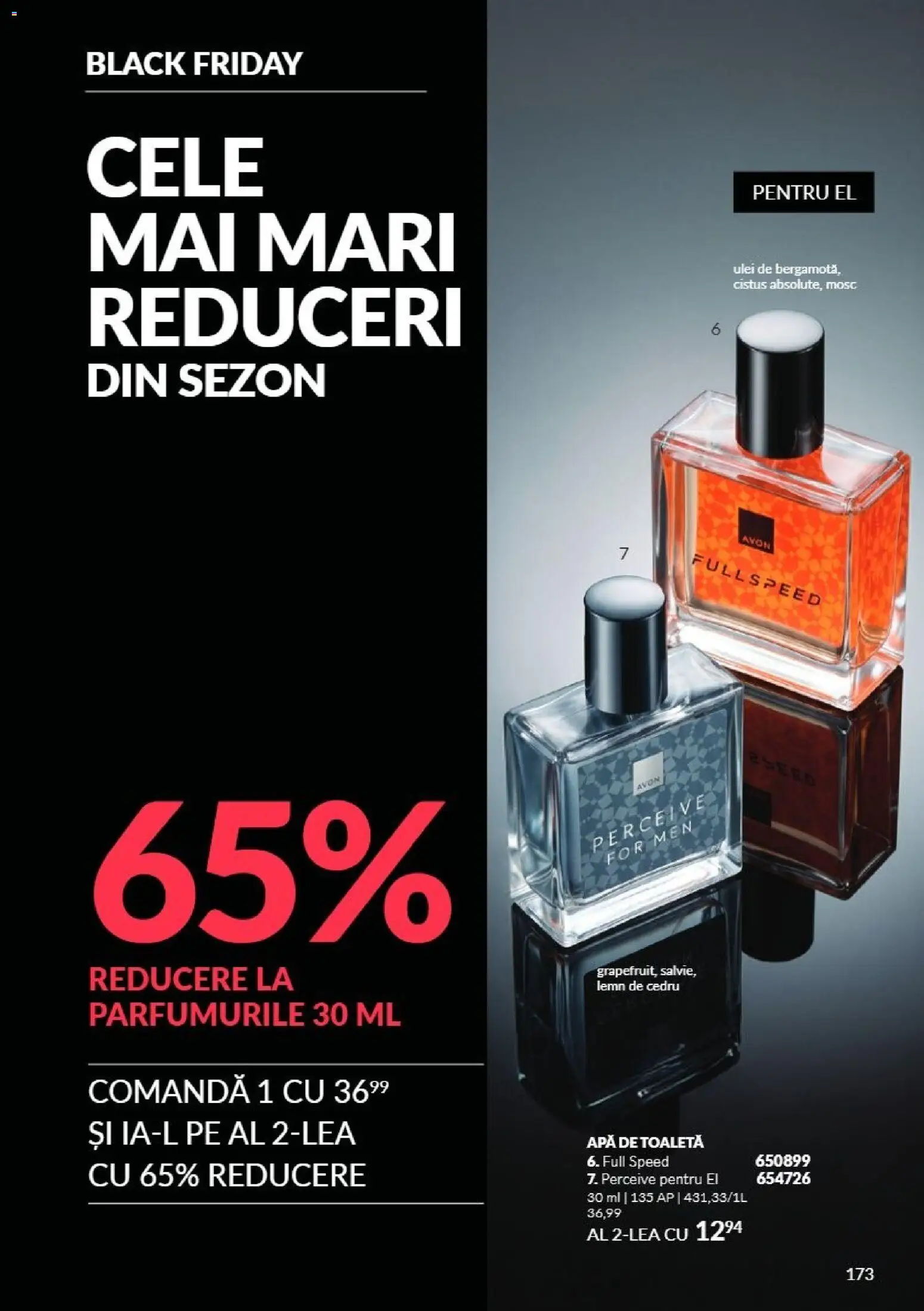 Catalog Avon 1 - 30 Noiembrie 2026 | Pagina 173 | Produse: Toaletă, Ulei, Apă, Black