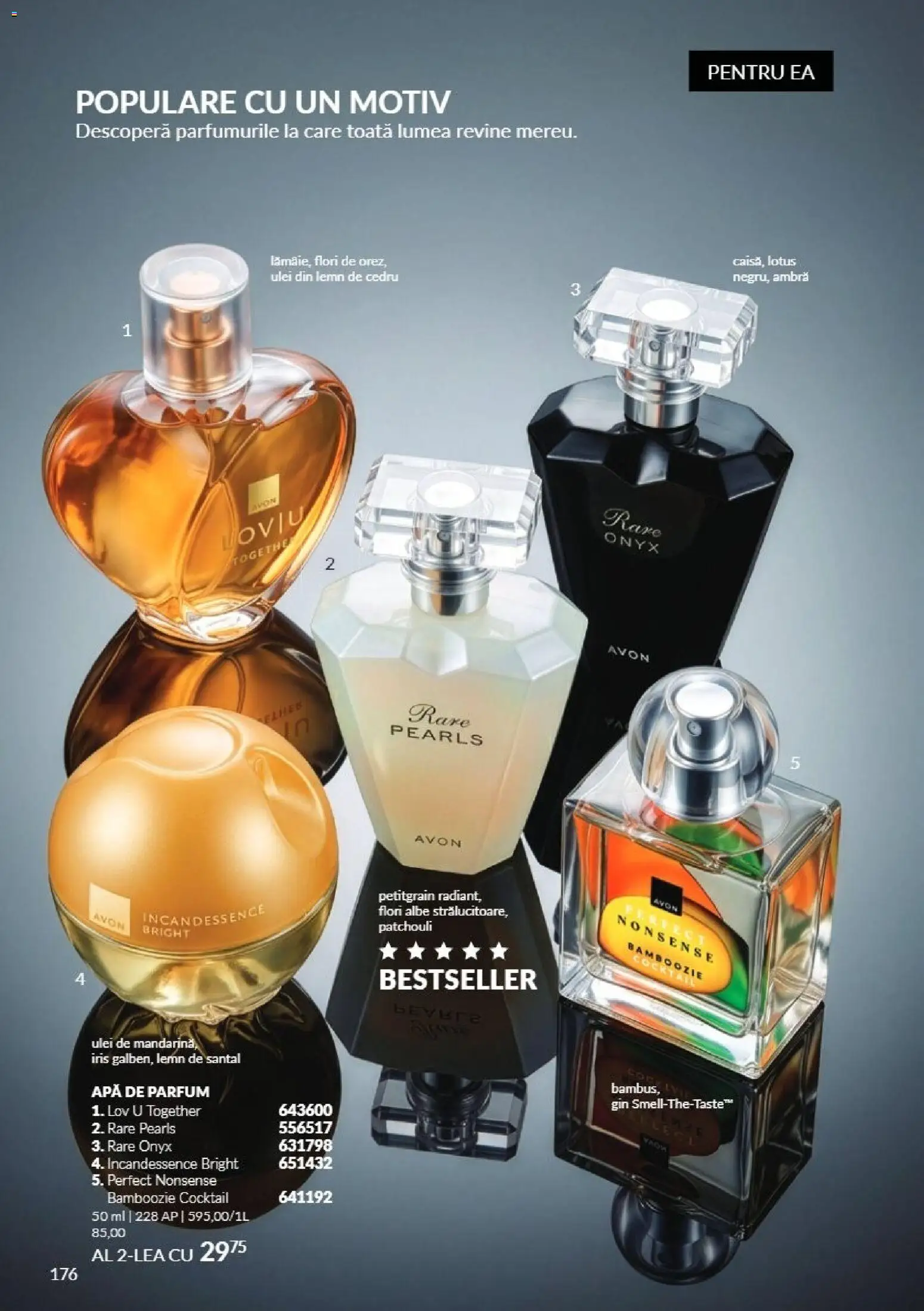 Catalog Avon 1 - 30 Noiembrie 2026 | Pagina 176 | Produse: Parfum, Cocktail, Gin, Apă