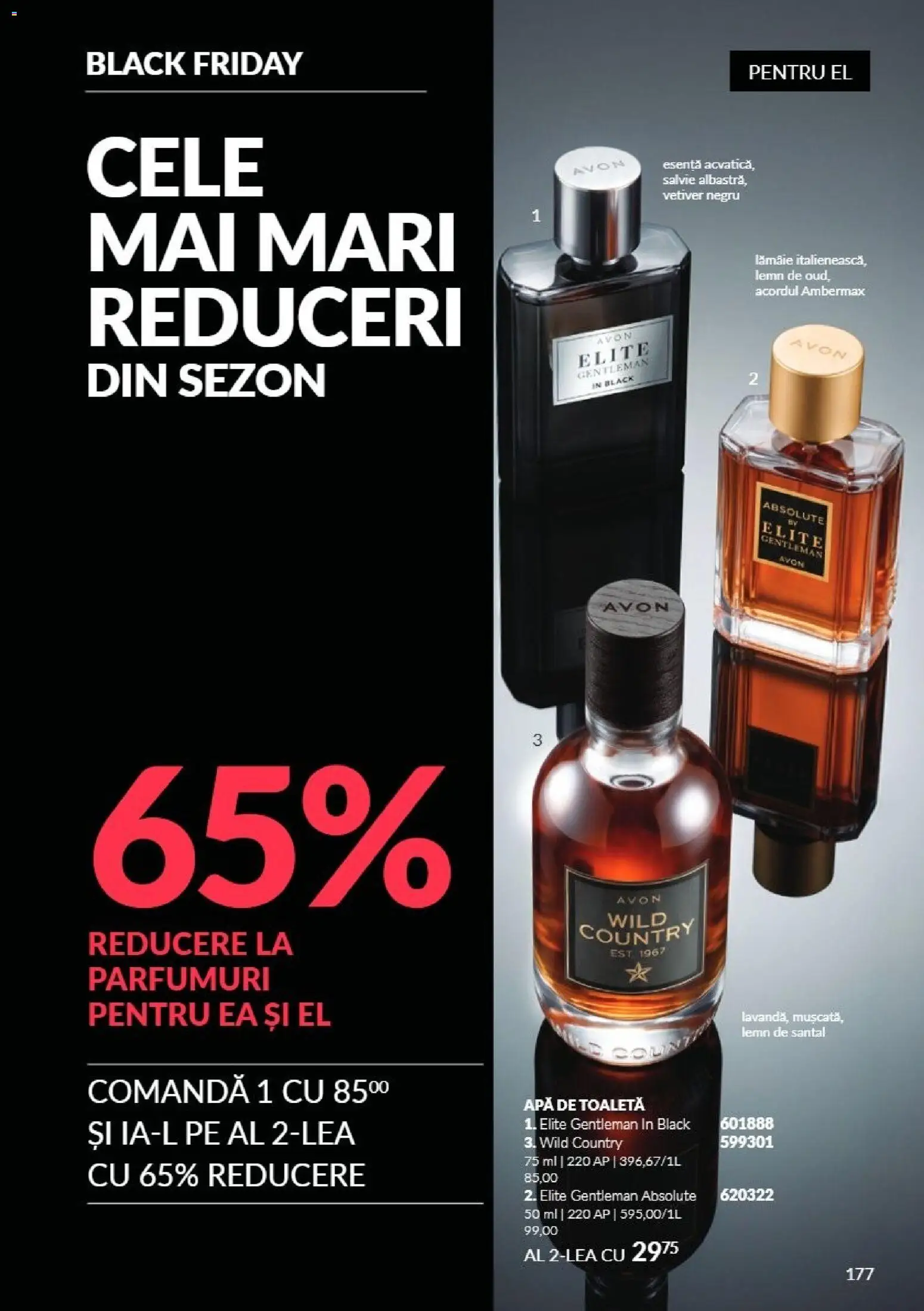 Catalog Avon 1 - 30 Noiembrie 2026 | Pagina 177 | Produse: Apă de toaletă, Apă, Lămâie, Black
