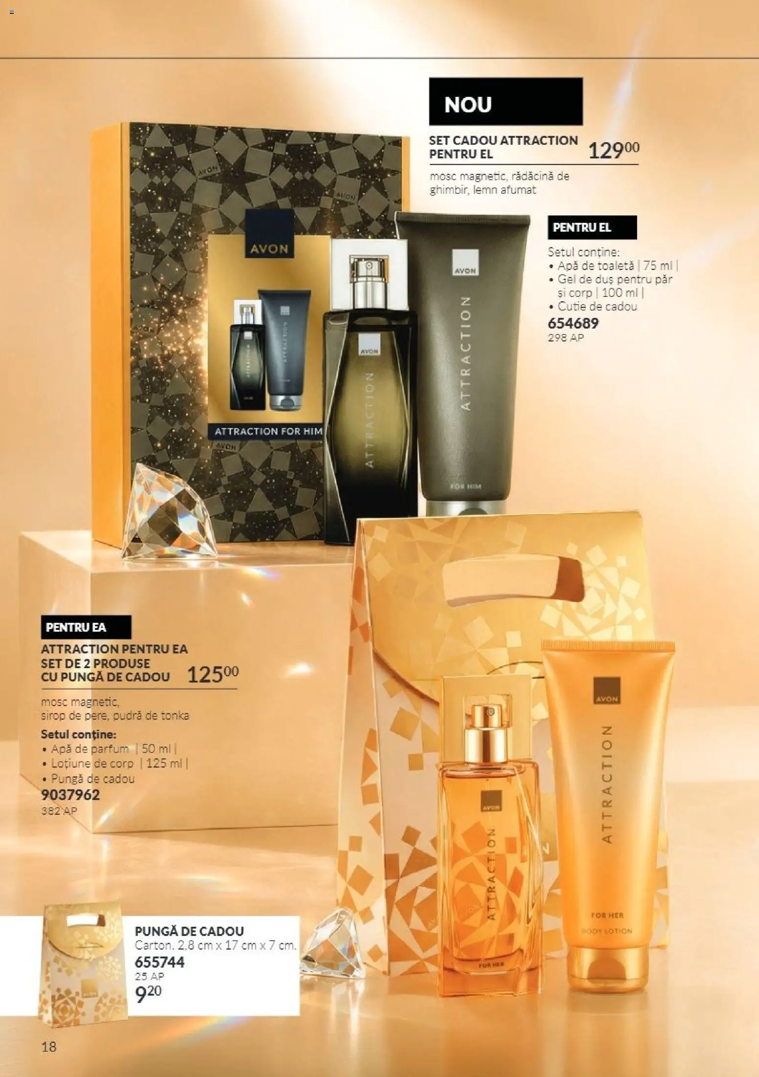 Catalog Avon 1 - 30 Noiembrie 2026 | Pagina 18 | Produse: Parfum, Gel de duș, Lotiune de Corp, Apă