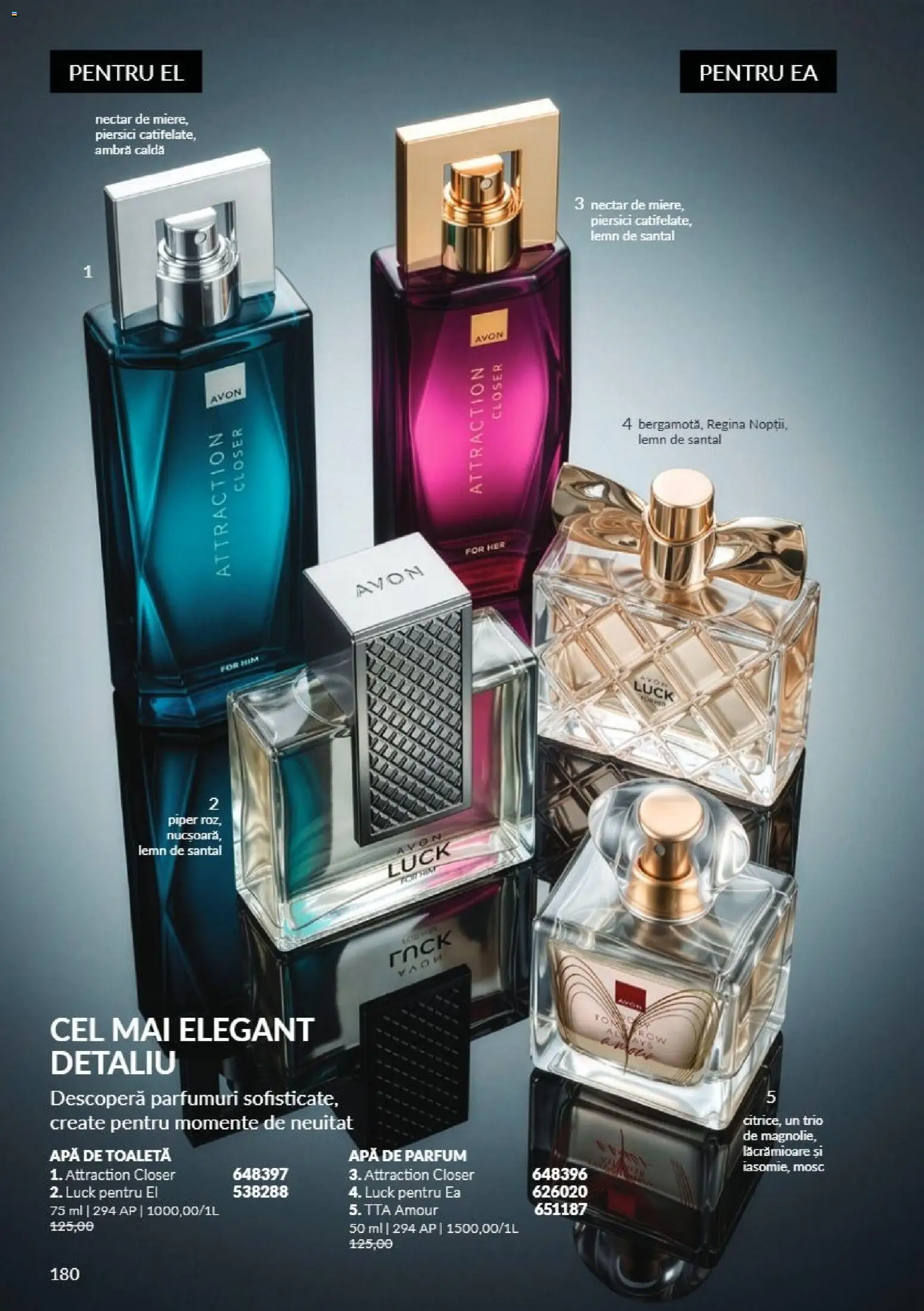 Catalog Avon 1 - 30 Noiembrie 2026 | Pagina 180 | Produse: Apă de parfum, Toaletă, Apă de toaletă, Piper