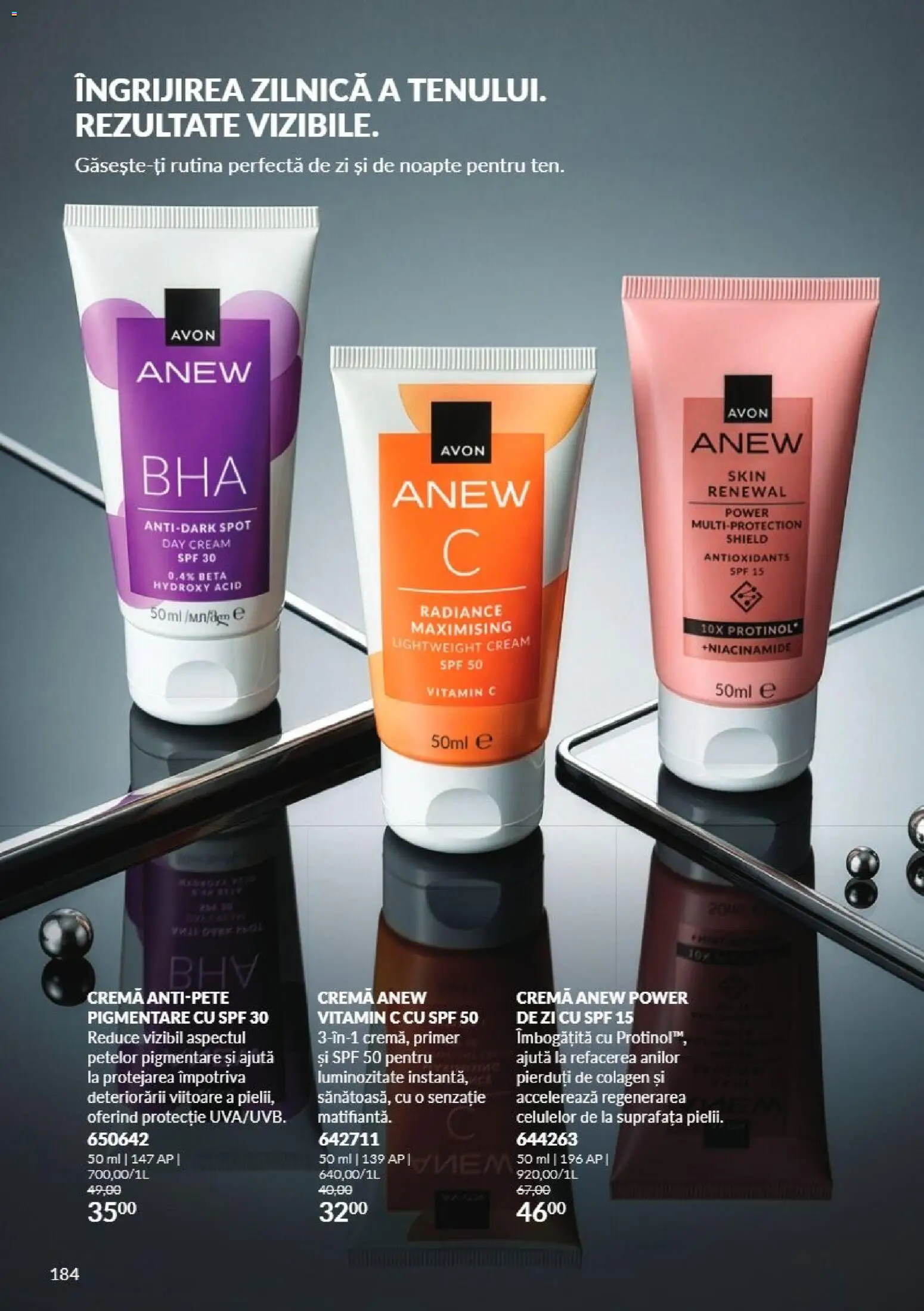 Catalog Avon 1 - 30 Noiembrie 2026 | Pagina 184 | Produse: Cremă, Power