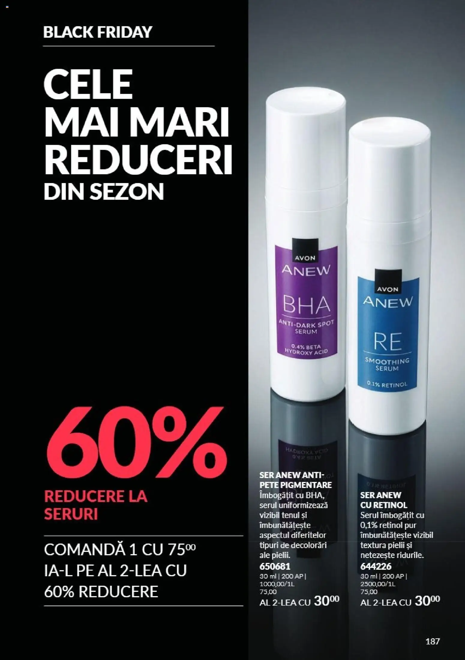 Catalog Avon 1 - 30 Noiembrie 2026 | Pagina 187 | Produse: Serum, Black