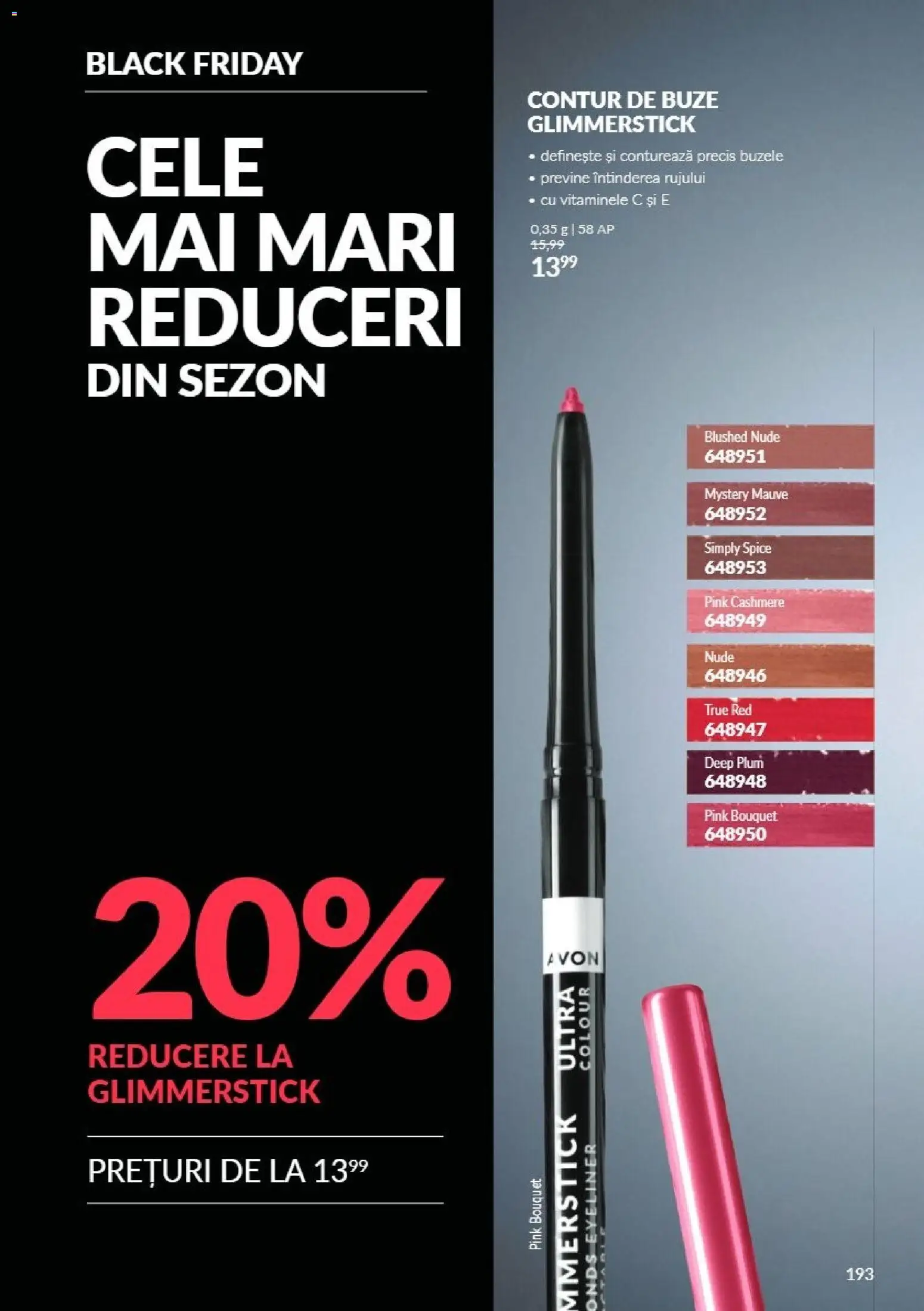 Catalog Avon 1 - 30 Noiembrie 2026 | Pagina 193 | Produse: Black