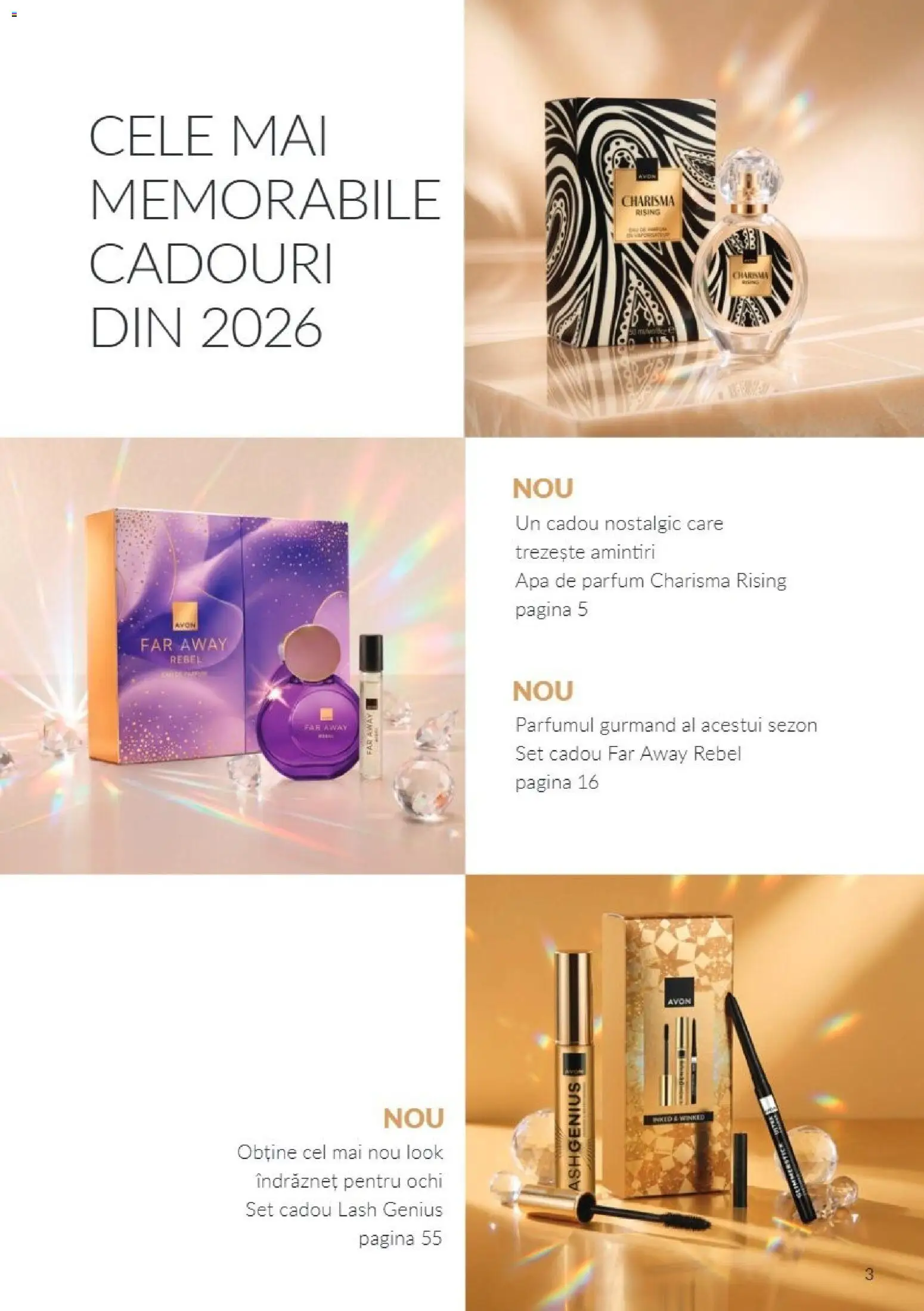 Catalog Avon 1 - 30 Noiembrie 2026 | Pagina 3 | Produse: Ochi, Apă de parfum, Parfum, Apă