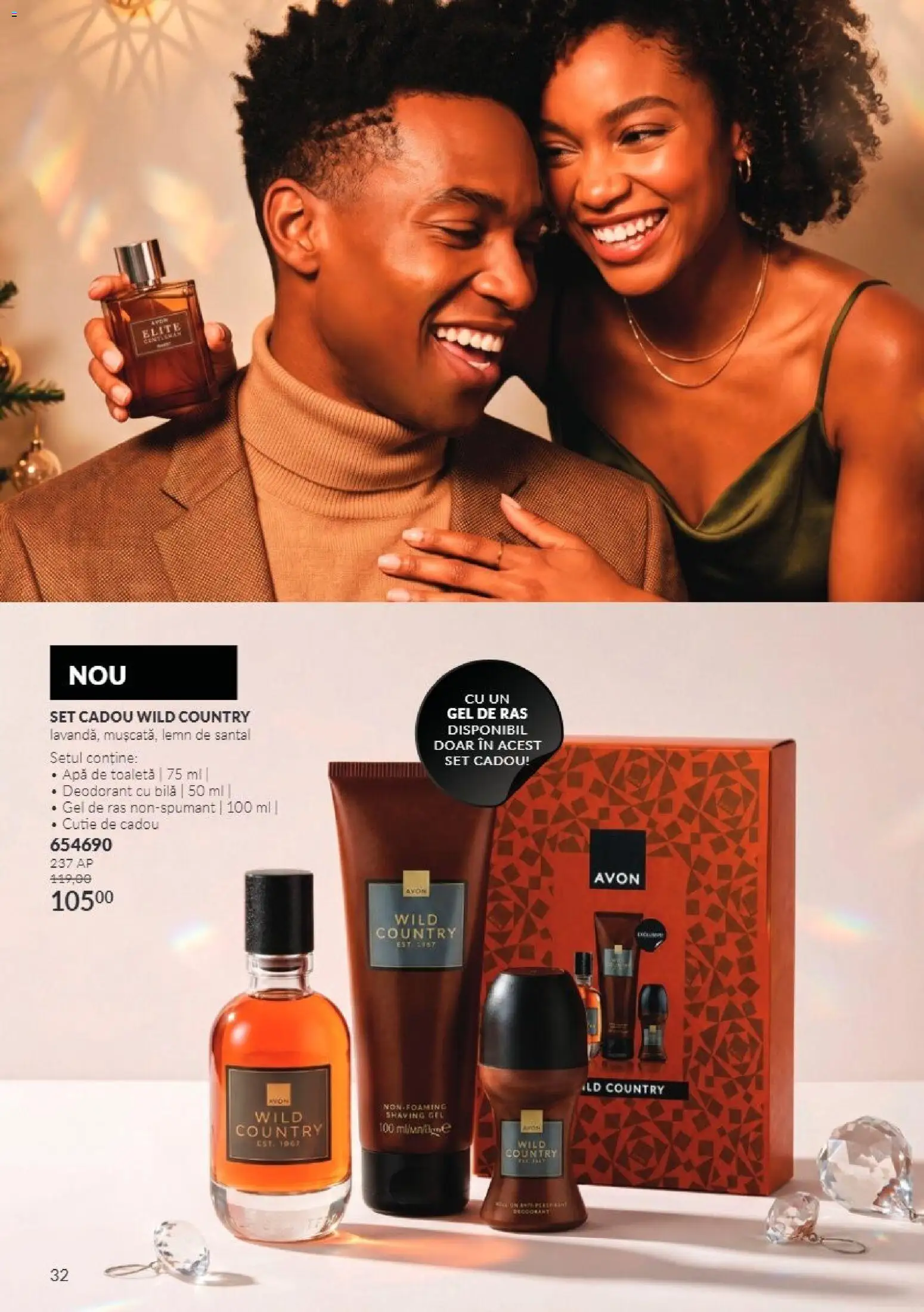 Catalog Avon 1 - 30 Noiembrie 2026 | Pagina 32 | Produse: Gel de ras, Cutie, Toaletă, Apă de toaletă