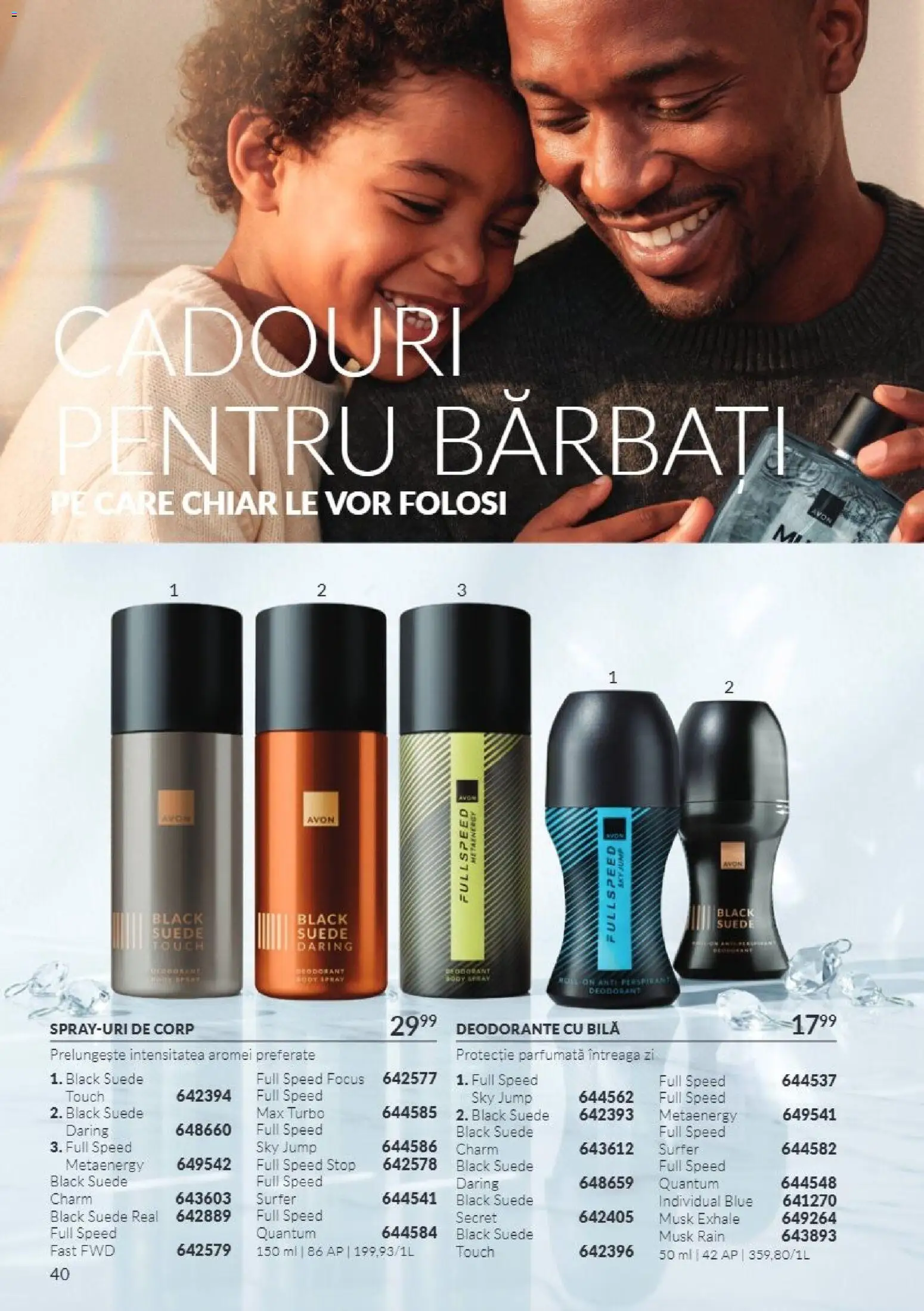 Catalog Avon 1 - 30 Noiembrie 2026 | Pagina 40 | Produse: Body, Deodorant, Black