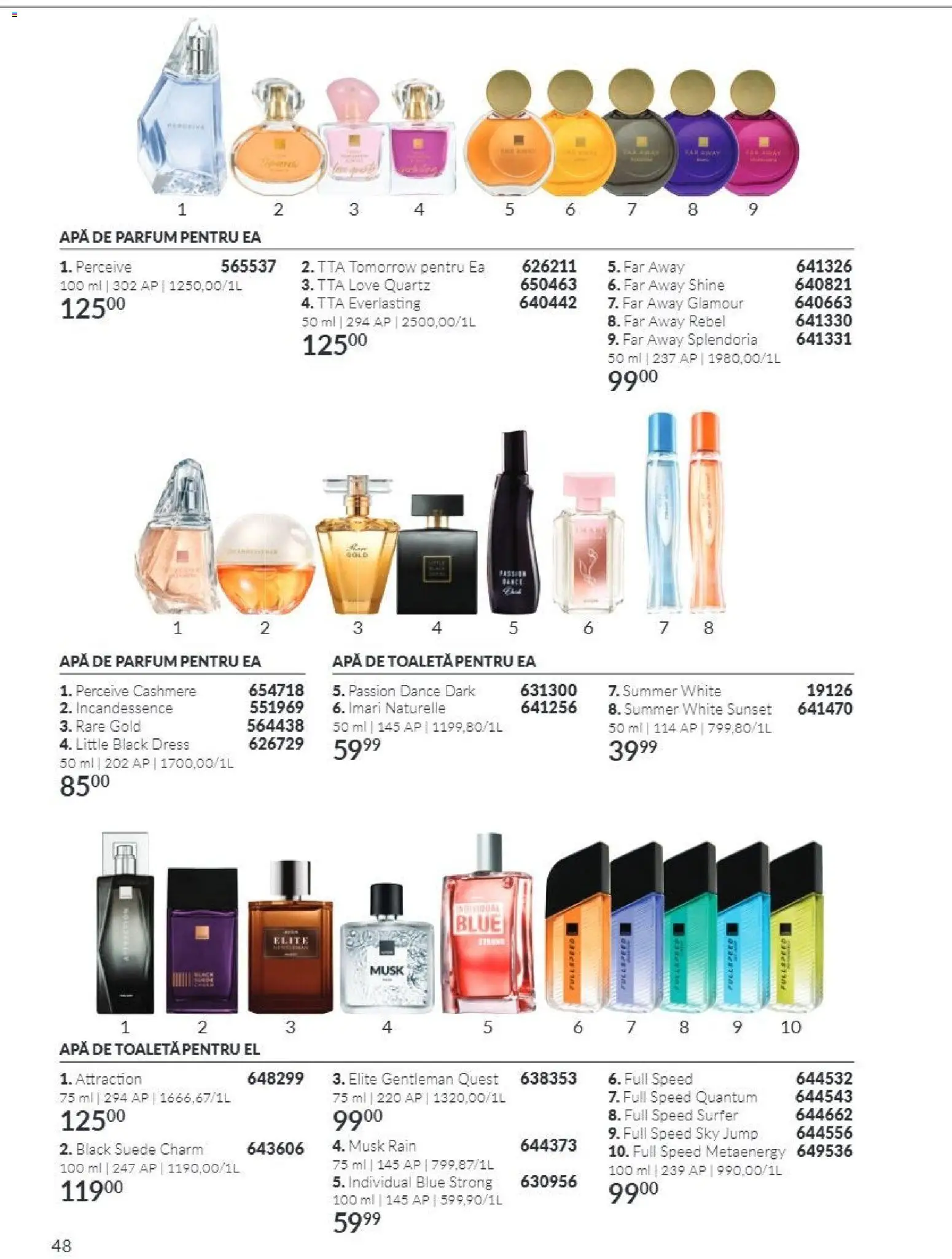 Catalog Avon 1 - 30 Noiembrie 2026 | Pagina 48 | Produse: Apă de parfum, Parfum, Apă de toaletă, Apă