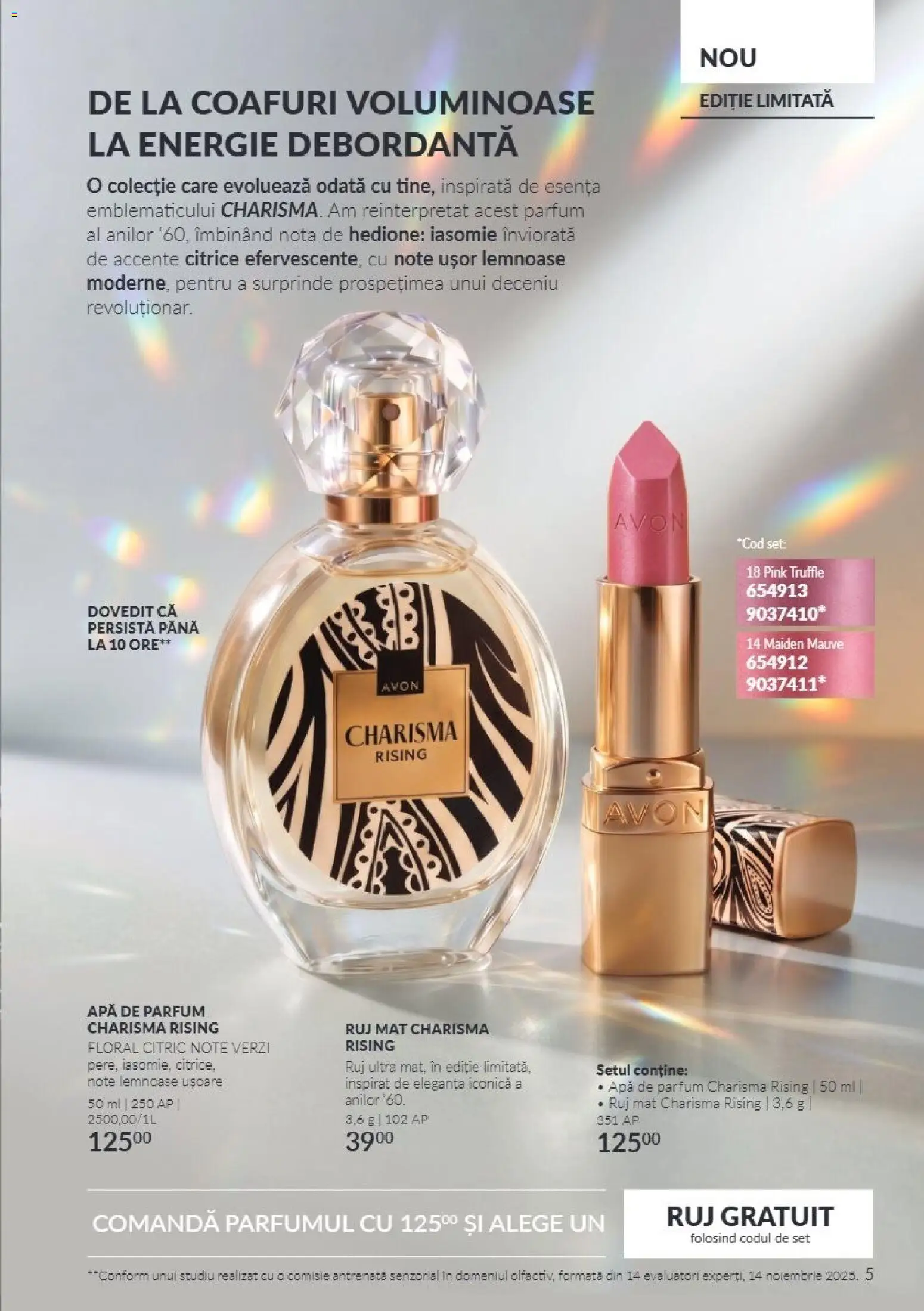 Catalog Avon 1 - 30 Noiembrie 2026 | Pagina 5 | Produse: Apă de parfum, Parfum, Ruj, Apă