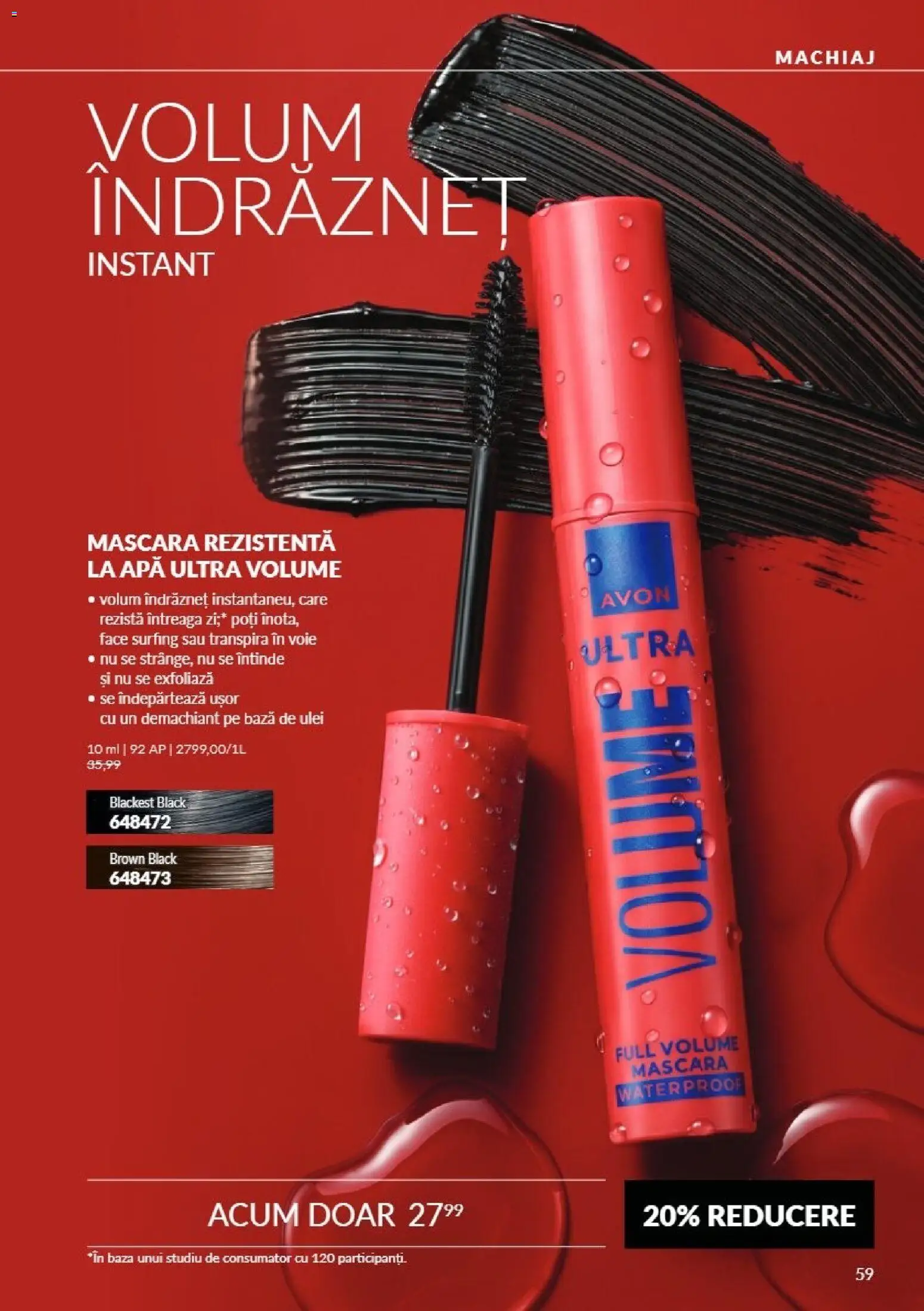 Catalog Avon 1 - 30 Noiembrie 2026 | Pagina 59 | Produse: Demachiant, Ulei, Apă, Black