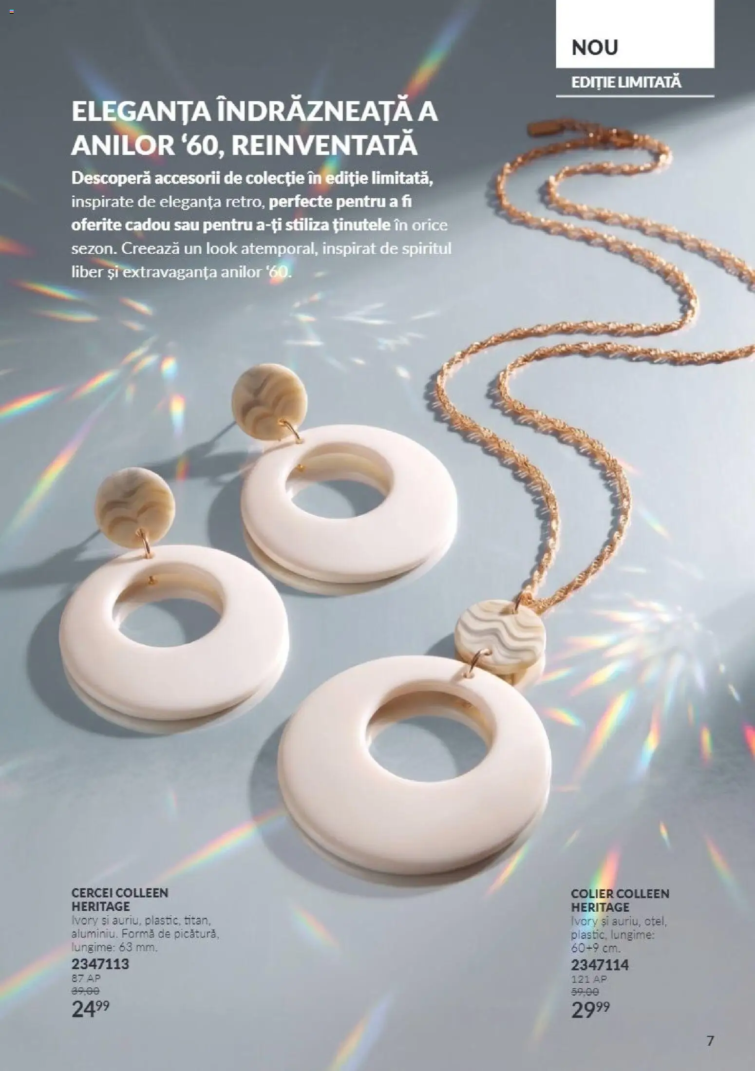 Catalog Avon 1 - 30 Noiembrie 2026 | Pagina 7 | Produse: Cercei, Colier
