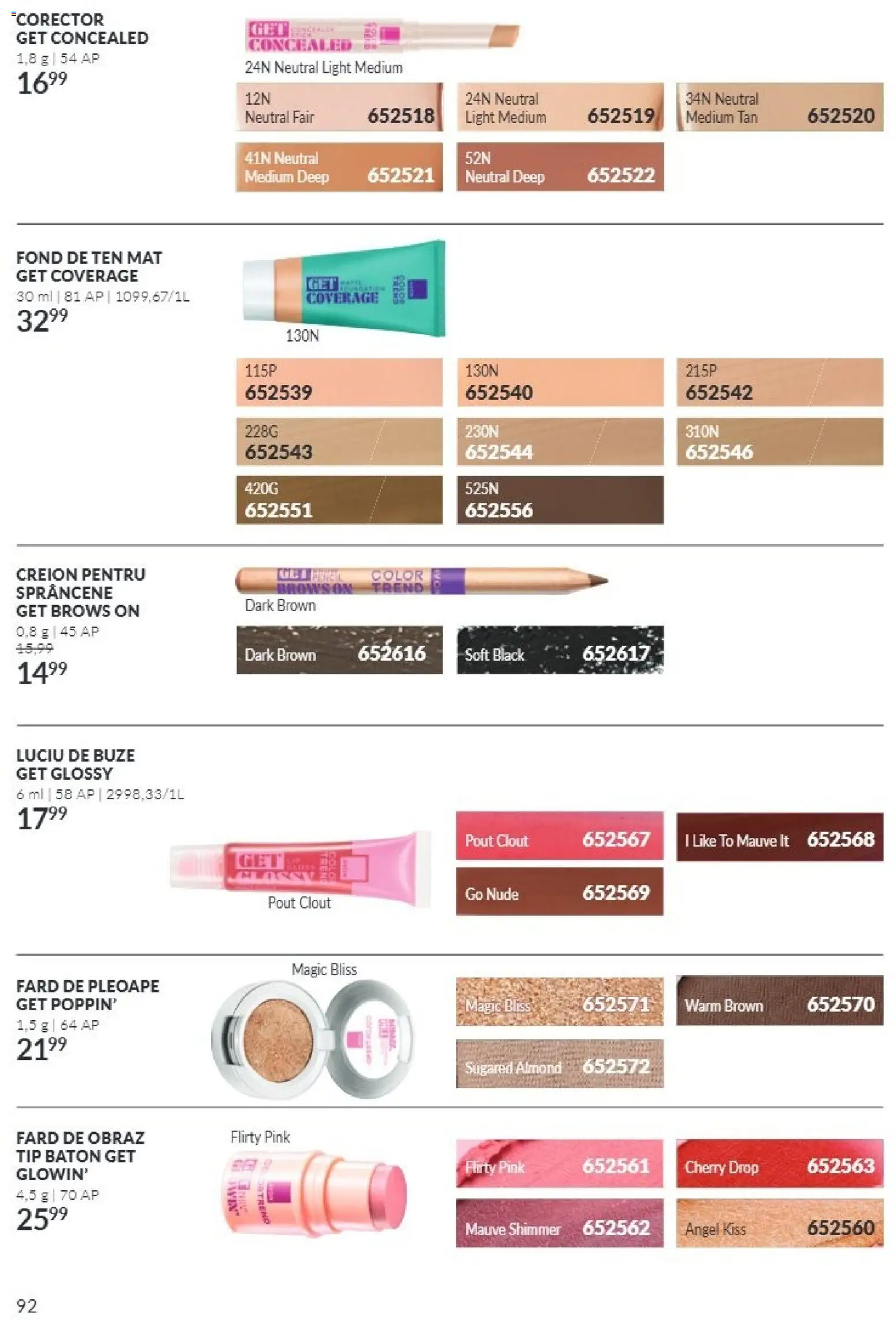 Catalog Avon 1 - 30 Noiembrie 2026 | Pagina 92 | Produse: Magic, Luciu de buze, Tip, Black