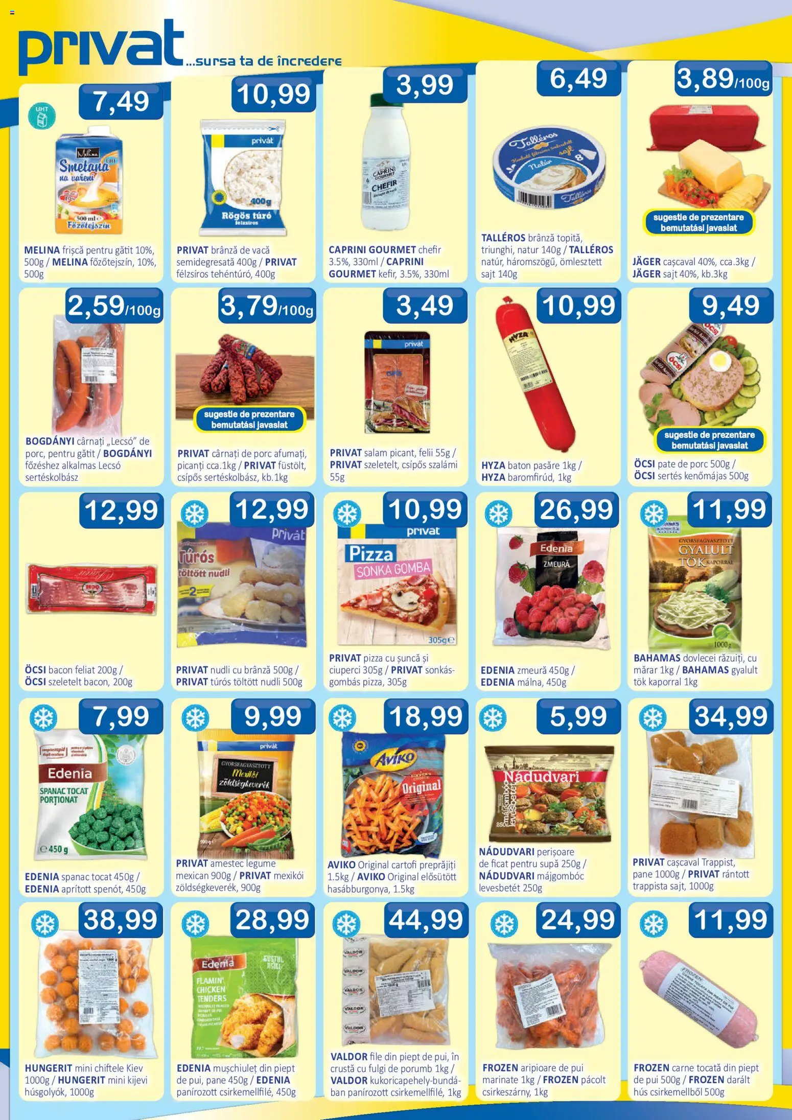 Catalog CBA 16 - 29 Octombrie 2026 | Pagina 2 | Produse: Cașcaval, Șuncă, Fulgi, Porumb