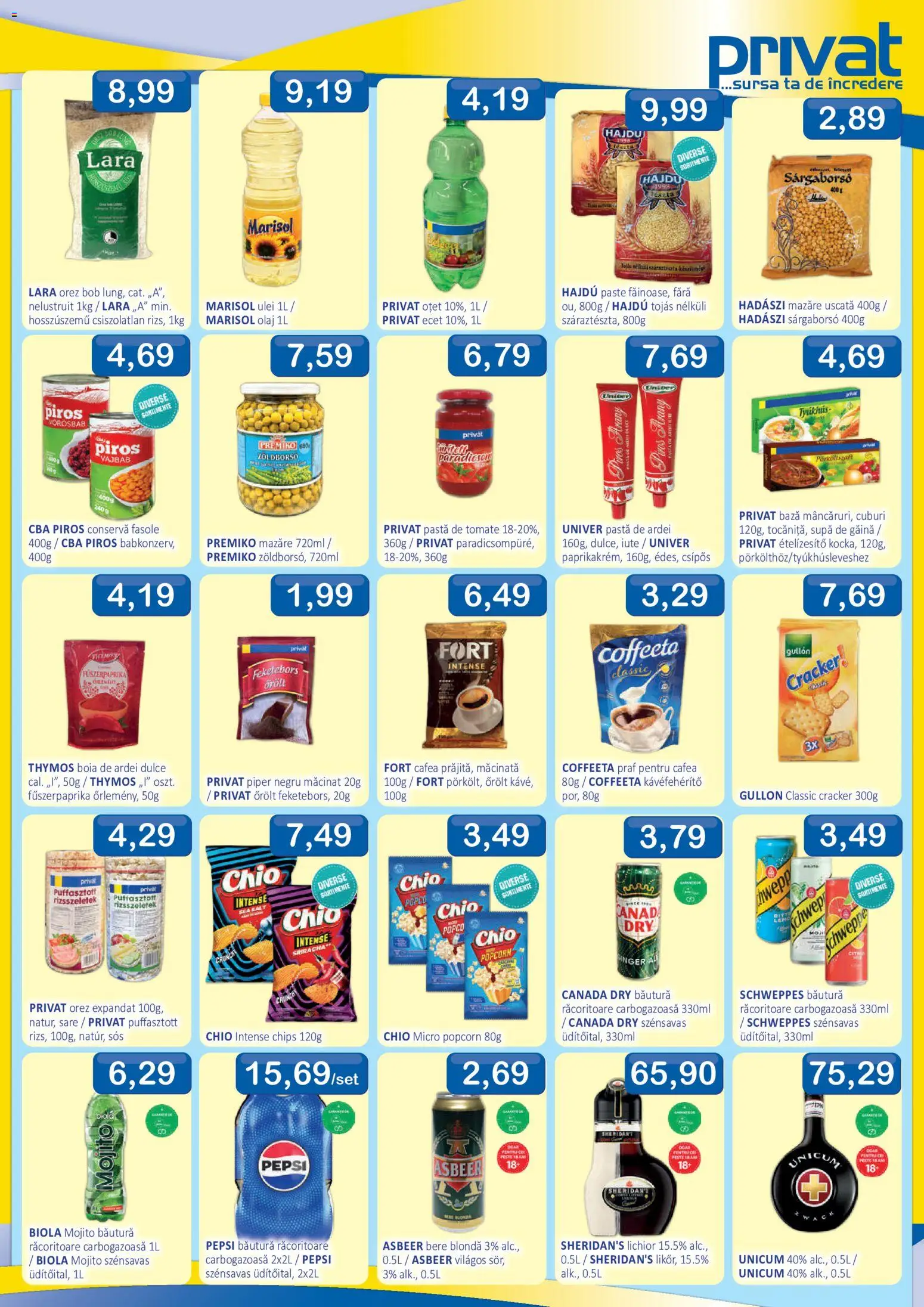 Catalog CBA 16 - 29 Octombrie 2026 | Pagina 3 | Produse: Pastă de tomate, Pește, Paste, Sos