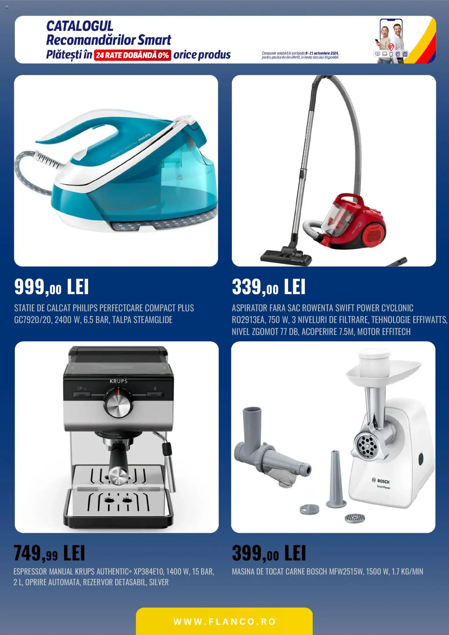 Catalog Flanco 8 - 20 Octombrie 2026 | Pagina 5 | Produse: Mașină de tocat, Aspirator, Power, Plus