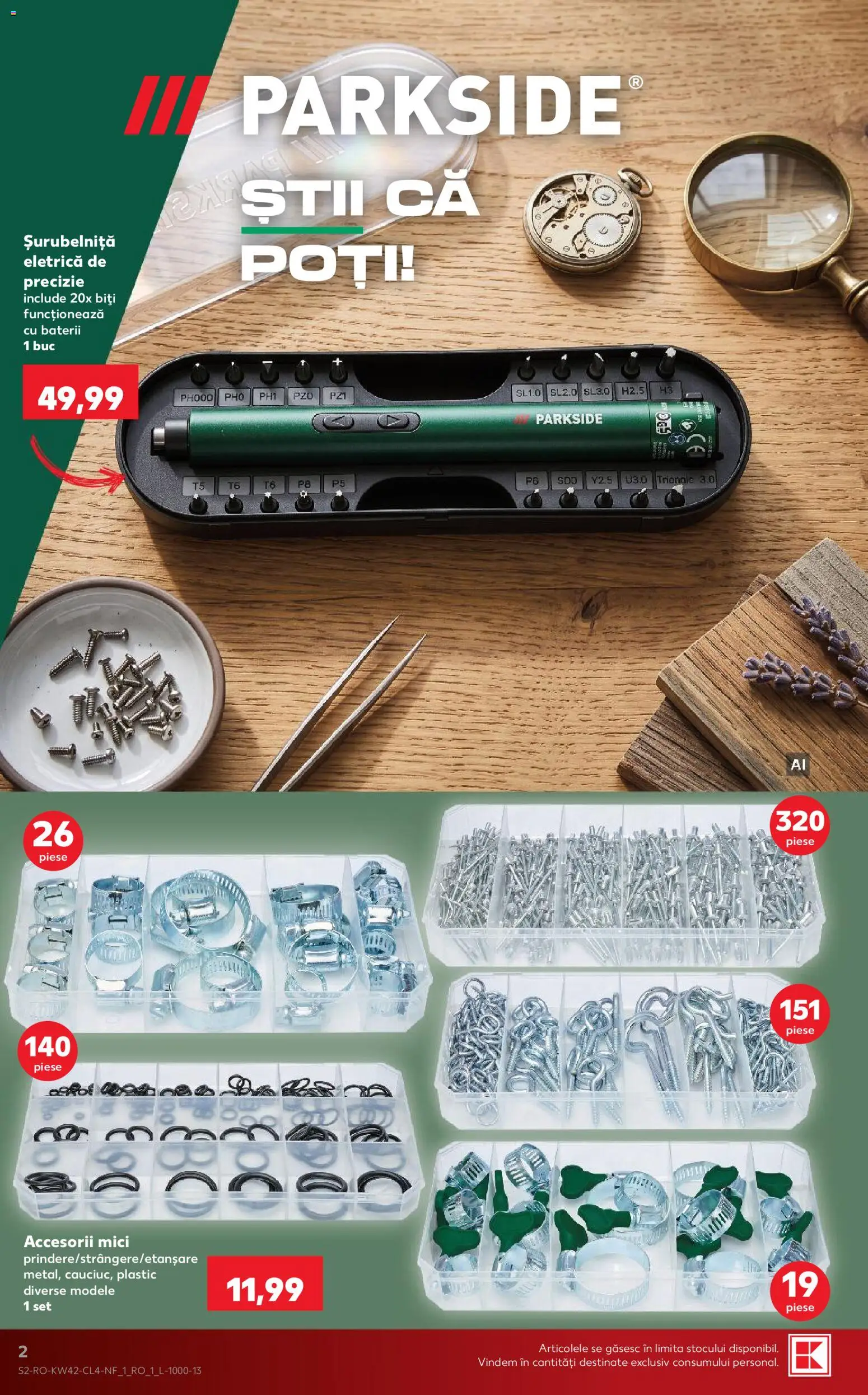 Catalog Kaufland 14 - 19 Octombrie 2026 | Pagina 2 | Produse: Parkside, Mici, Baterii