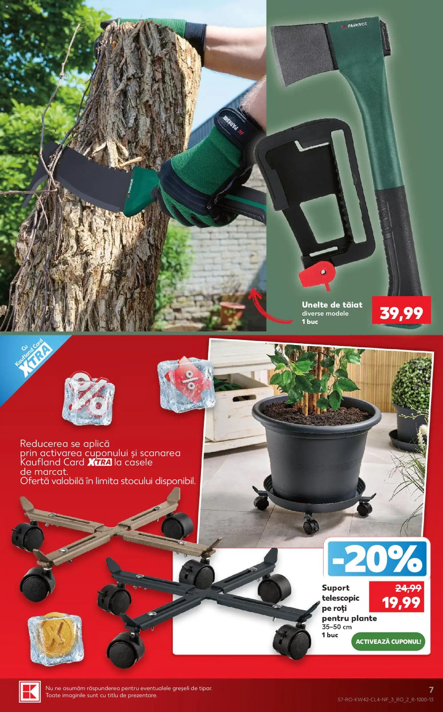 Catalog Kaufland 14 - 19 Octombrie 2026 | Pagina 7 | Produse: Aplică, Parkside, Suport