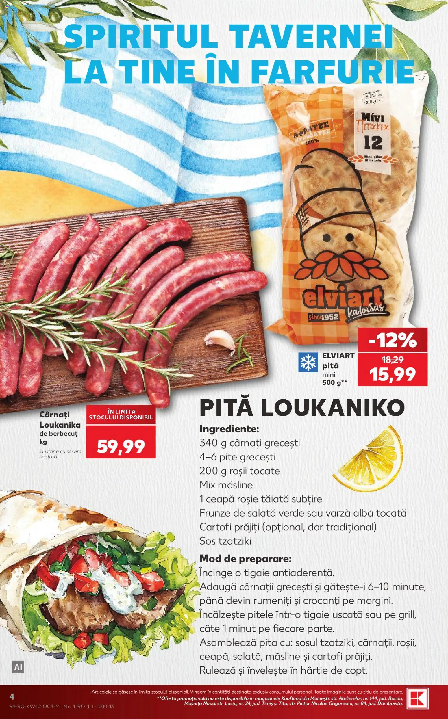 Catalog Kaufland 14 - 19 Octombrie 2026 | Pagina 4 | Produse: Rosii tocate, Măsline, Roșii, Salată