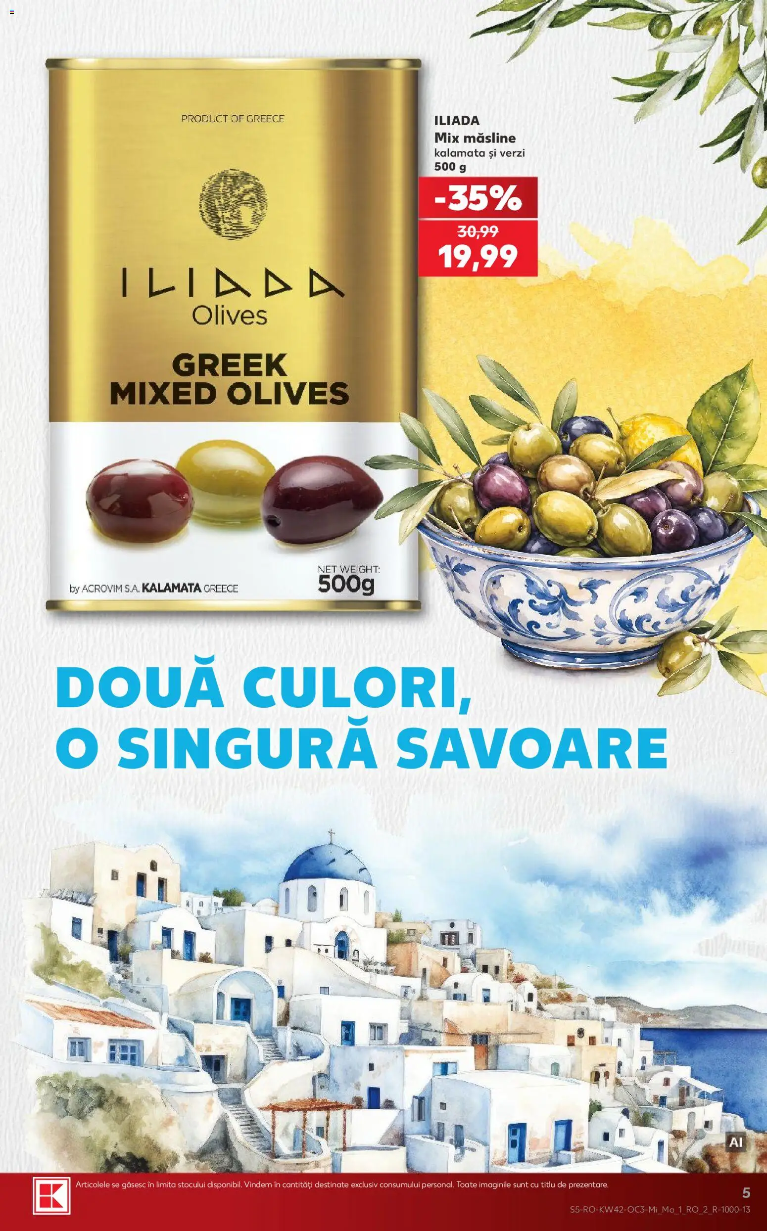 Catalog Kaufland 14 - 19 Octombrie 2026 | Pagina 5 | Produse: Măsline