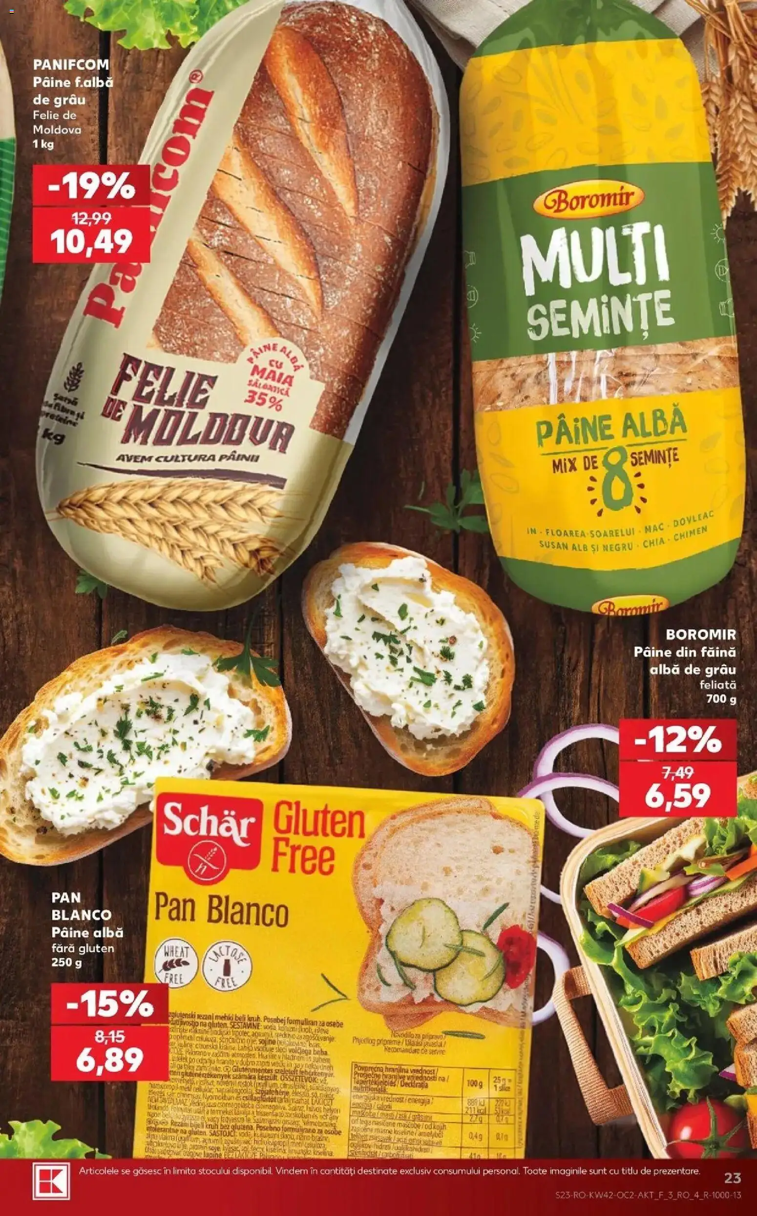 Catalog Kaufland 14 - 19 Octombrie 2026 | Pagina 23 | Produse: Alba, Semințe, Pâine, Făină