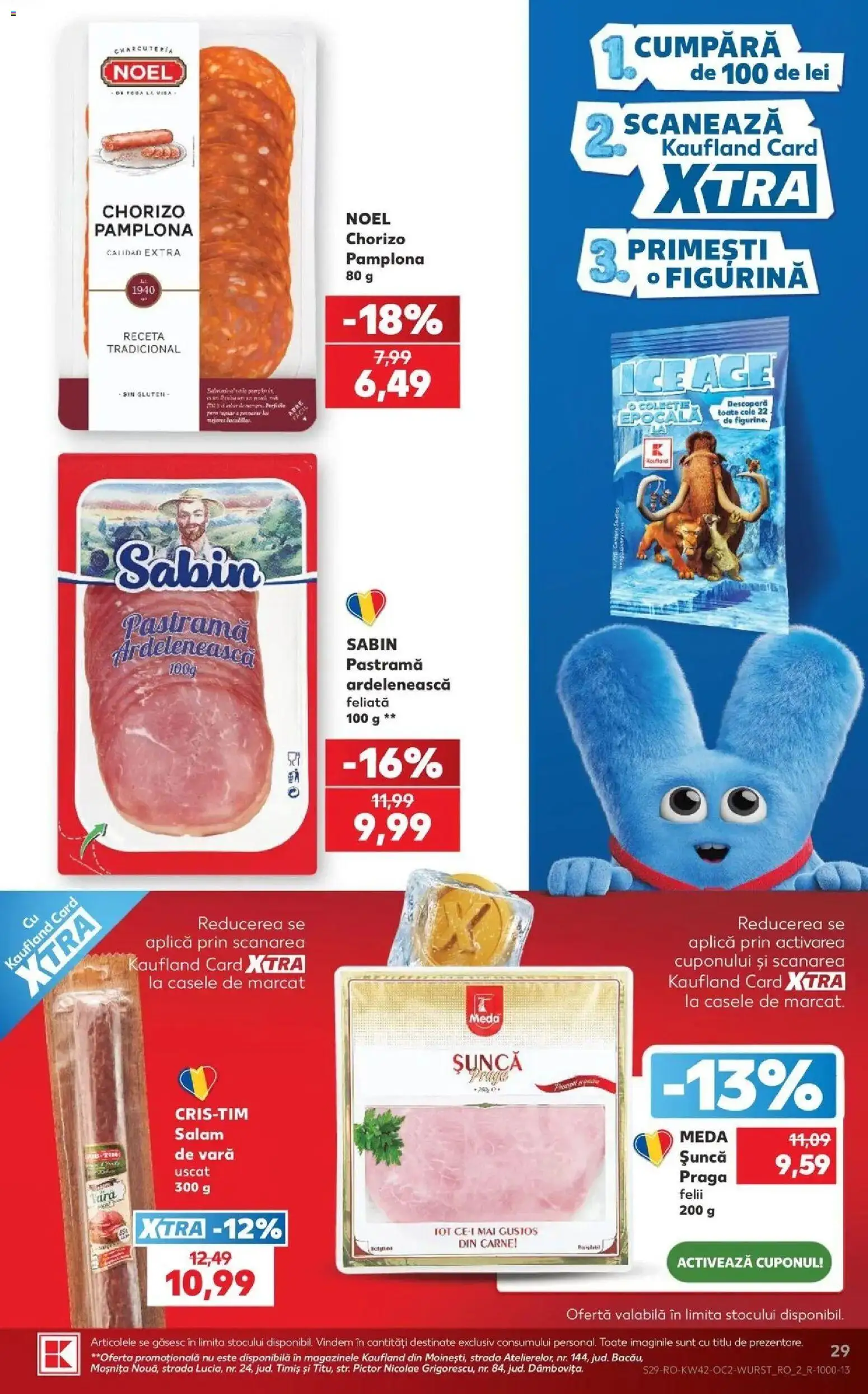 Catalog Kaufland 14 - 19 Octombrie 2026 | Pagina 29 | Produse: Aplică, Sabin, Salam, Șuncă