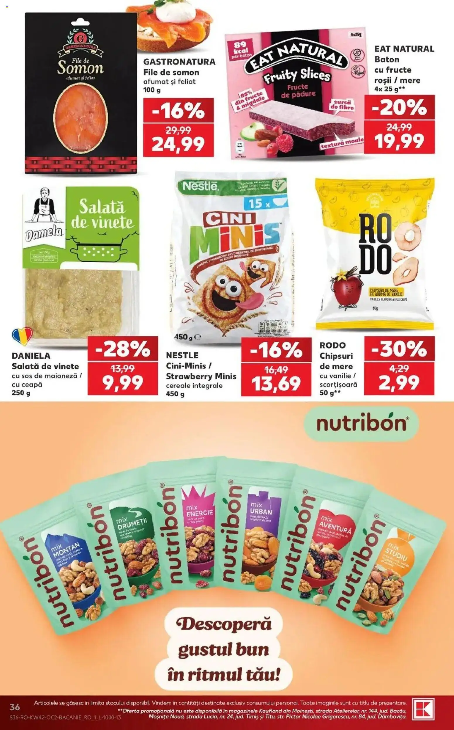 Catalog Kaufland 14 - 19 Octombrie 2026 | Pagina 36 | Produse: Somon, Ceapă, Fructe, Maioneză