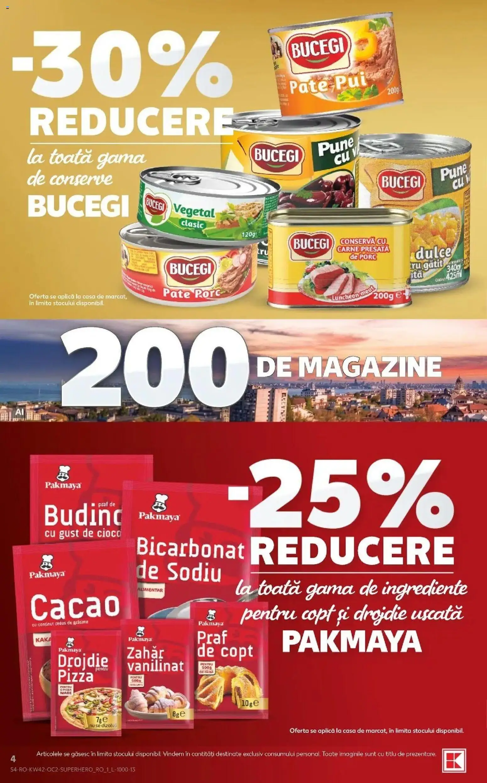 Catalog Kaufland 14 - 19 Octombrie 2026 | Pagina 4 | Produse: Aplică, Pui, Pate, Zahăr