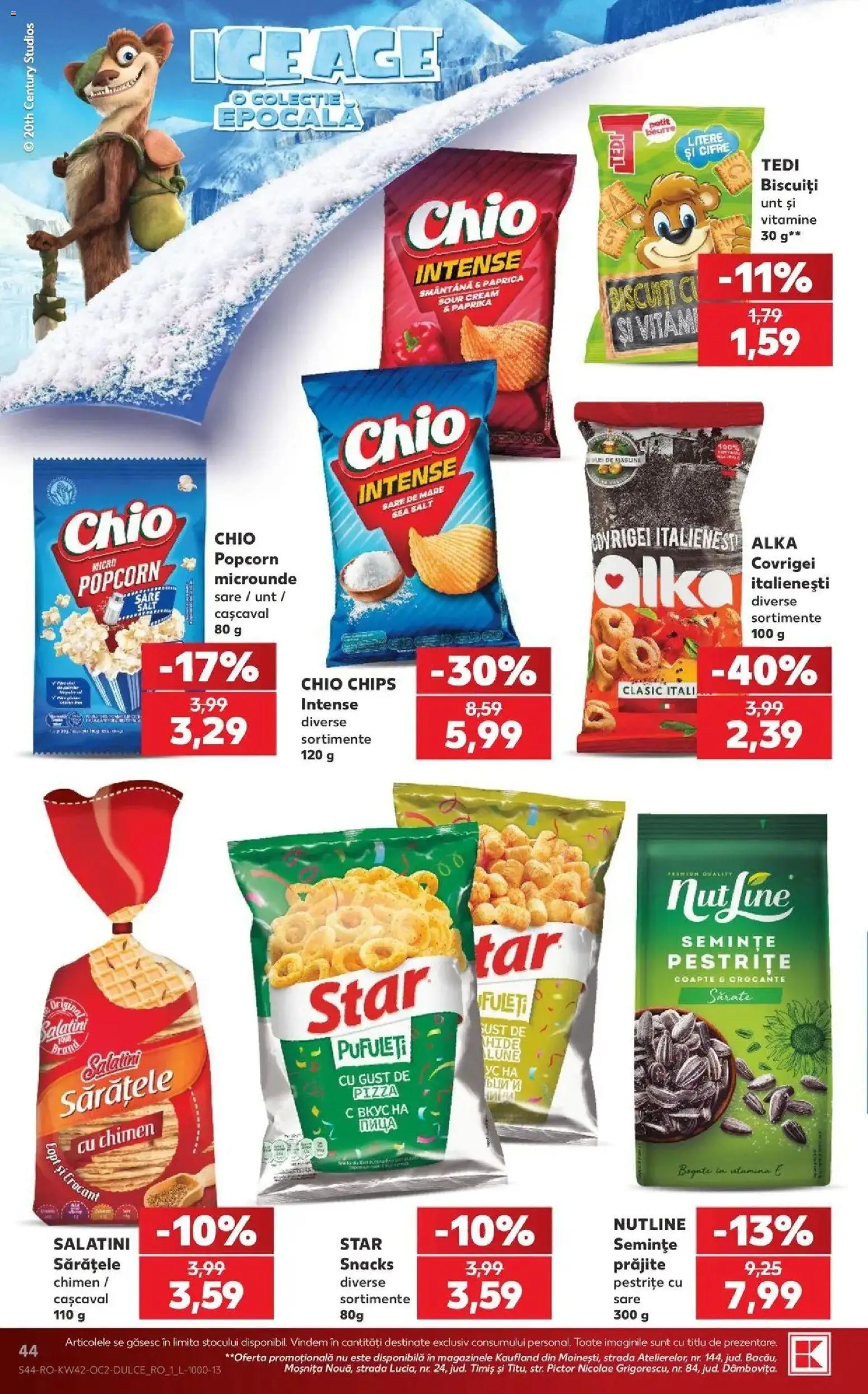 Catalog Kaufland 14 - 19 Octombrie 2026 | Pagina 44 | Produse: Pizza, Pufuleți, Intense, Smântână