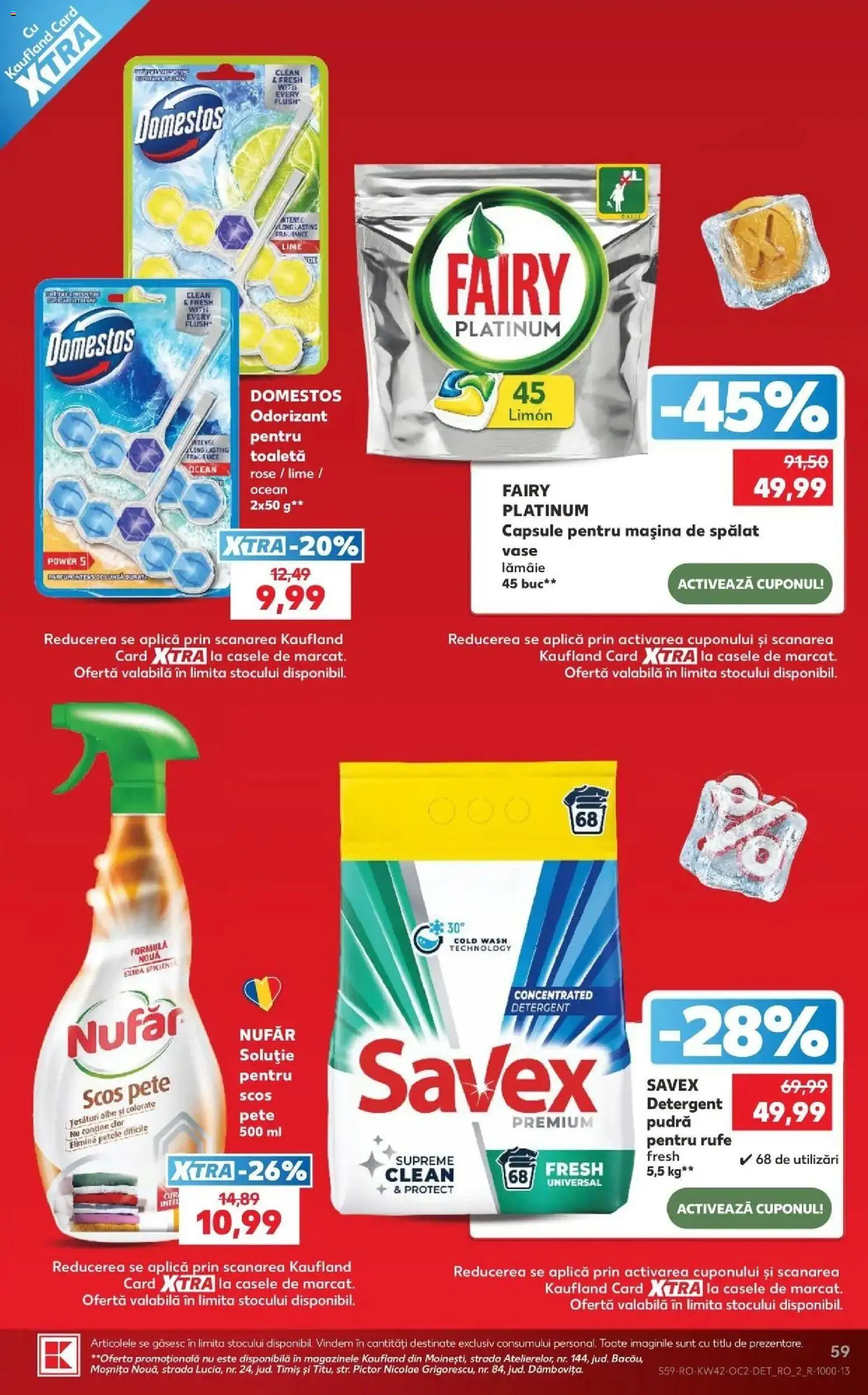 Catalog Kaufland 14 - 19 Octombrie 2026 | Pagina 59 | Produse: Lime, Clean, Pudră, Capsule pentru mașina de spălat