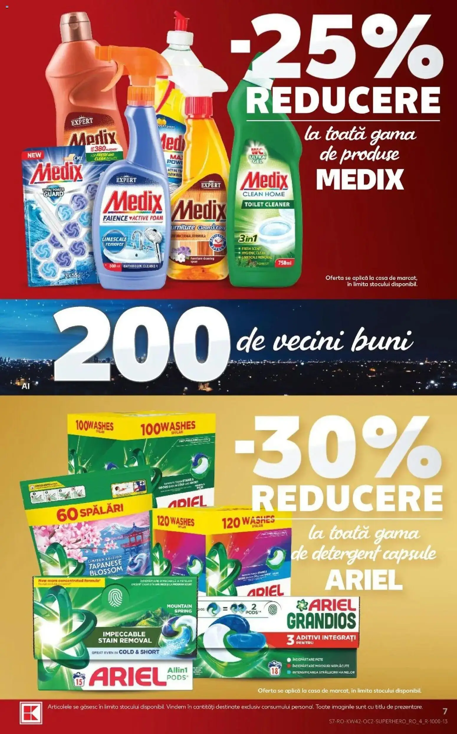 Catalog Kaufland 14 - 19 Octombrie 2026 | Pagina 7 | Produse: Clean, Aplică, Detergent Capsule, Detergent
