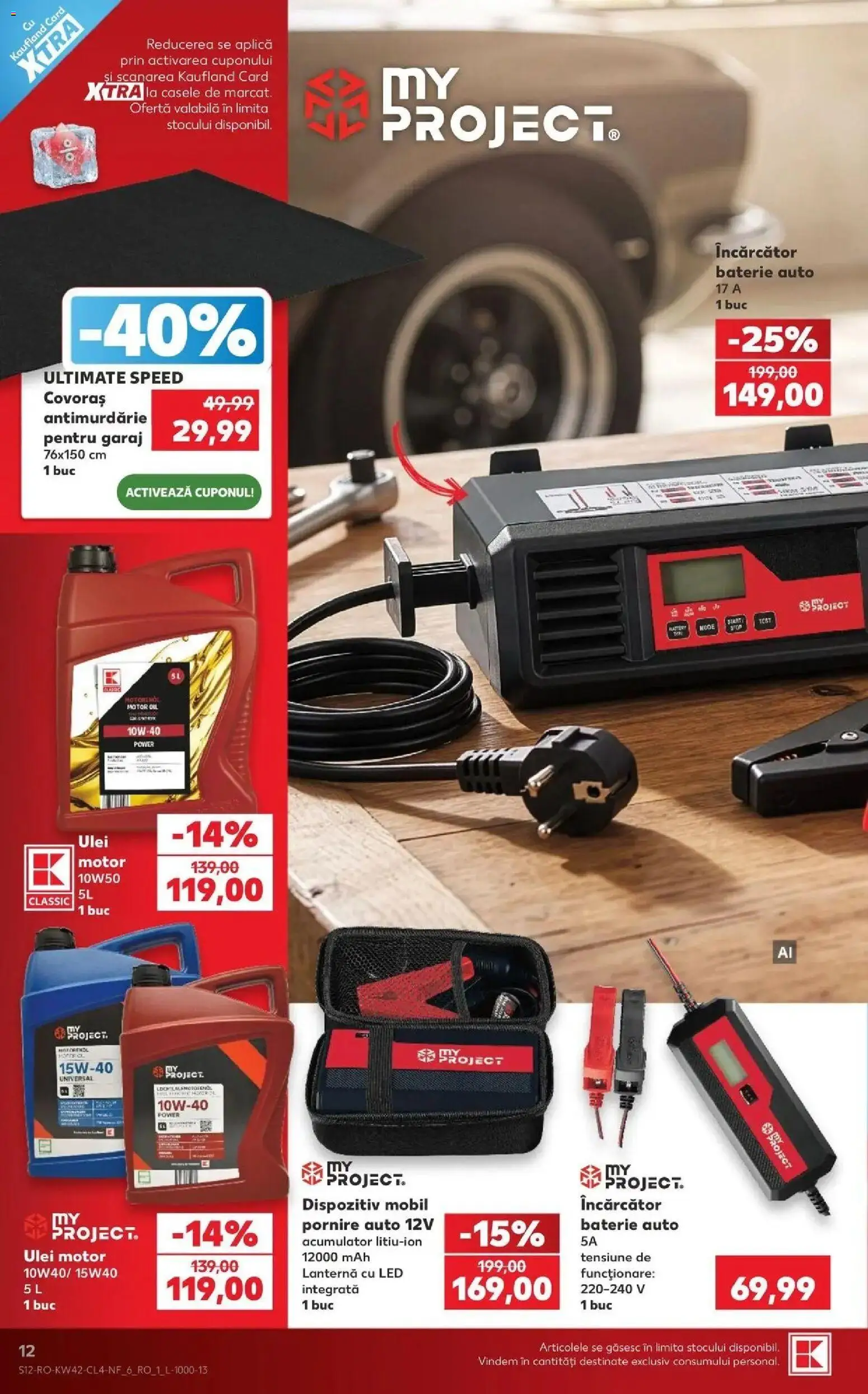 Catalog Kaufland 14 - 19 Octombrie 2026 | Pagina 12 | Produse: Încărcător, Aplică, LED, Ulei