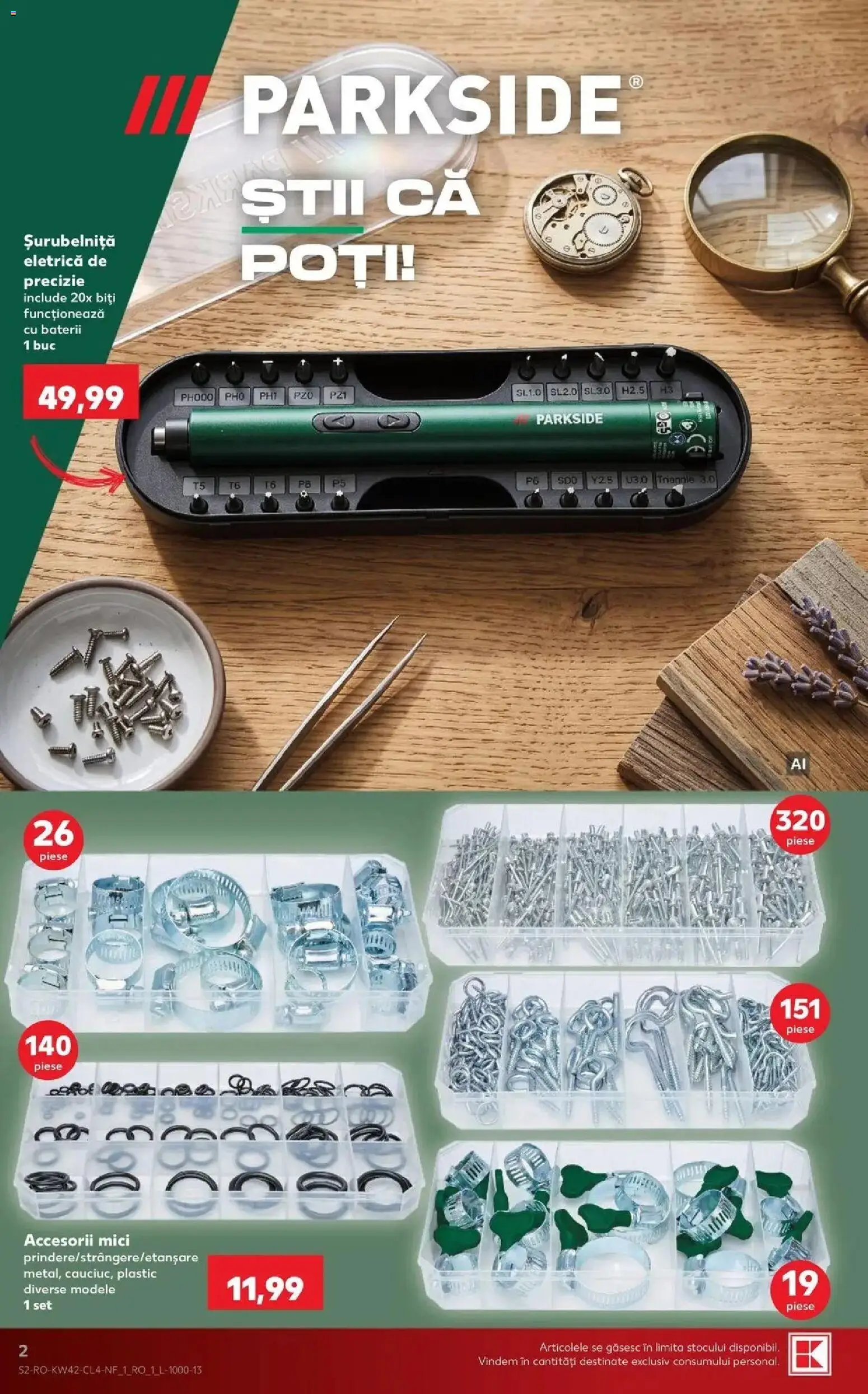Catalog Kaufland 14 - 19 Octombrie 2026 | Pagina 2 | Produse: Parkside, Mici, Baterii