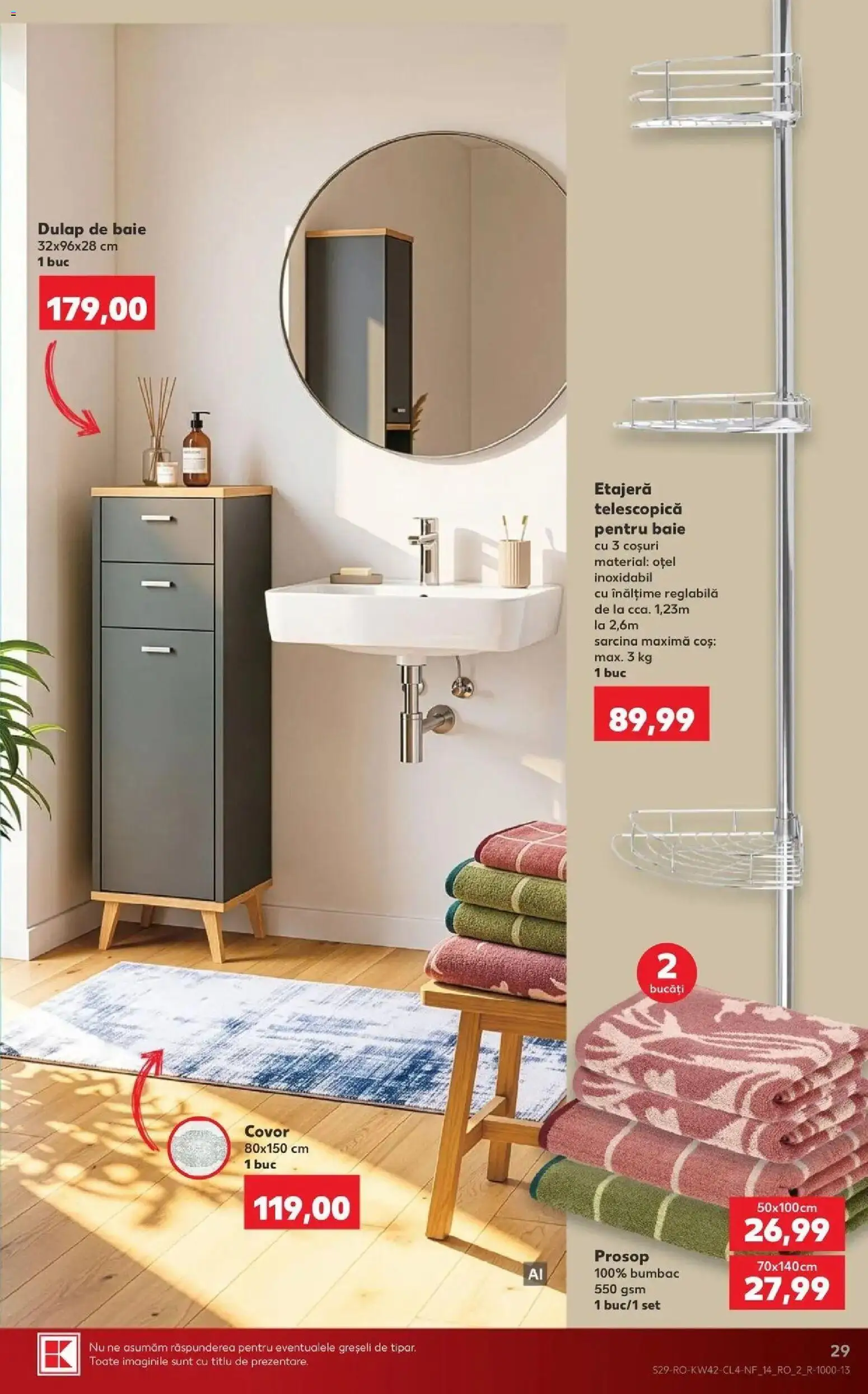 Catalog Kaufland 14 - 19 Octombrie 2026 | Pagina 29 | Produse: Coș, Covor, Etajeră