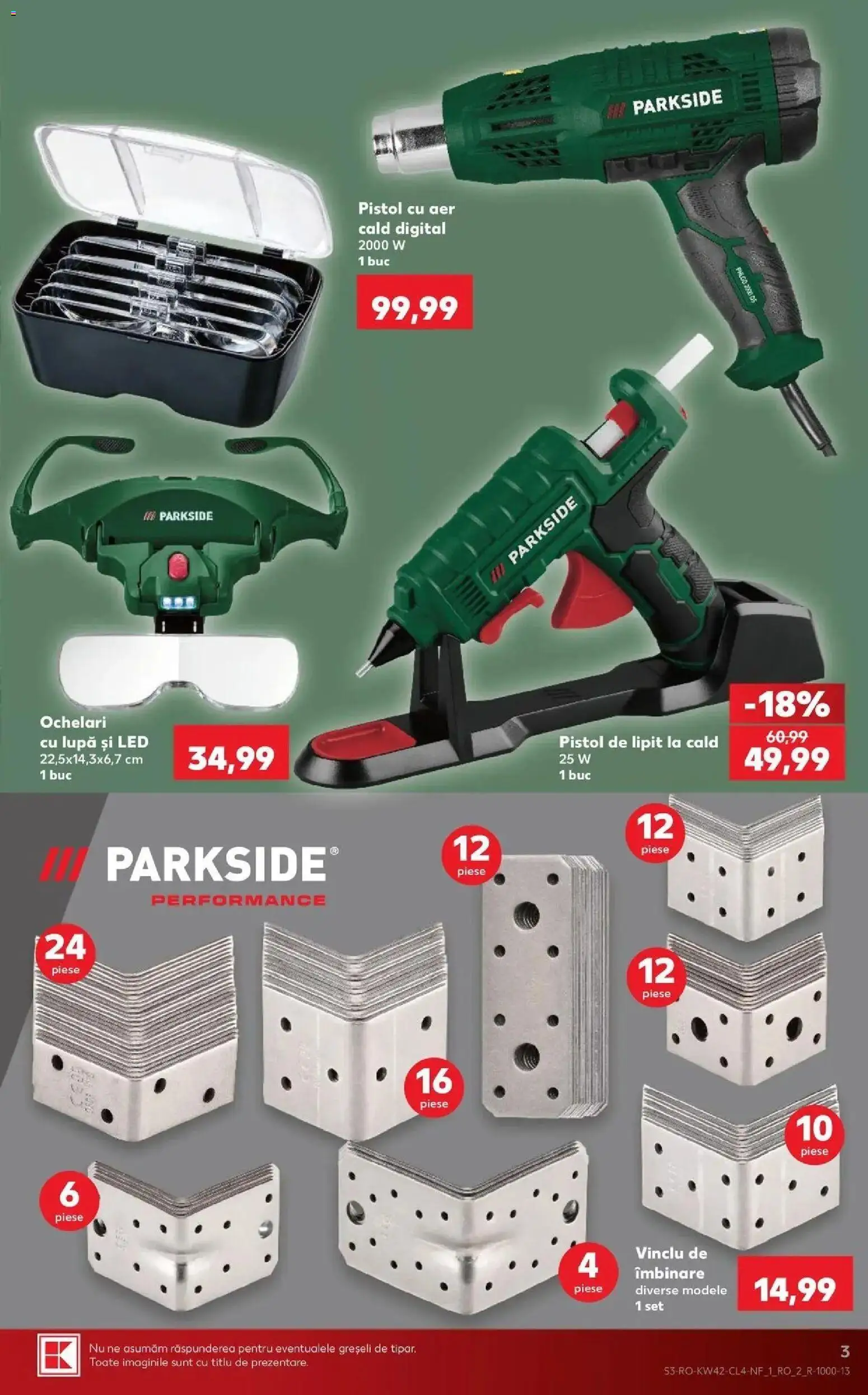 Catalog Kaufland 14 - 19 Octombrie 2026 | Pagina 3 | Produse: Ochelari, Parkside, LED