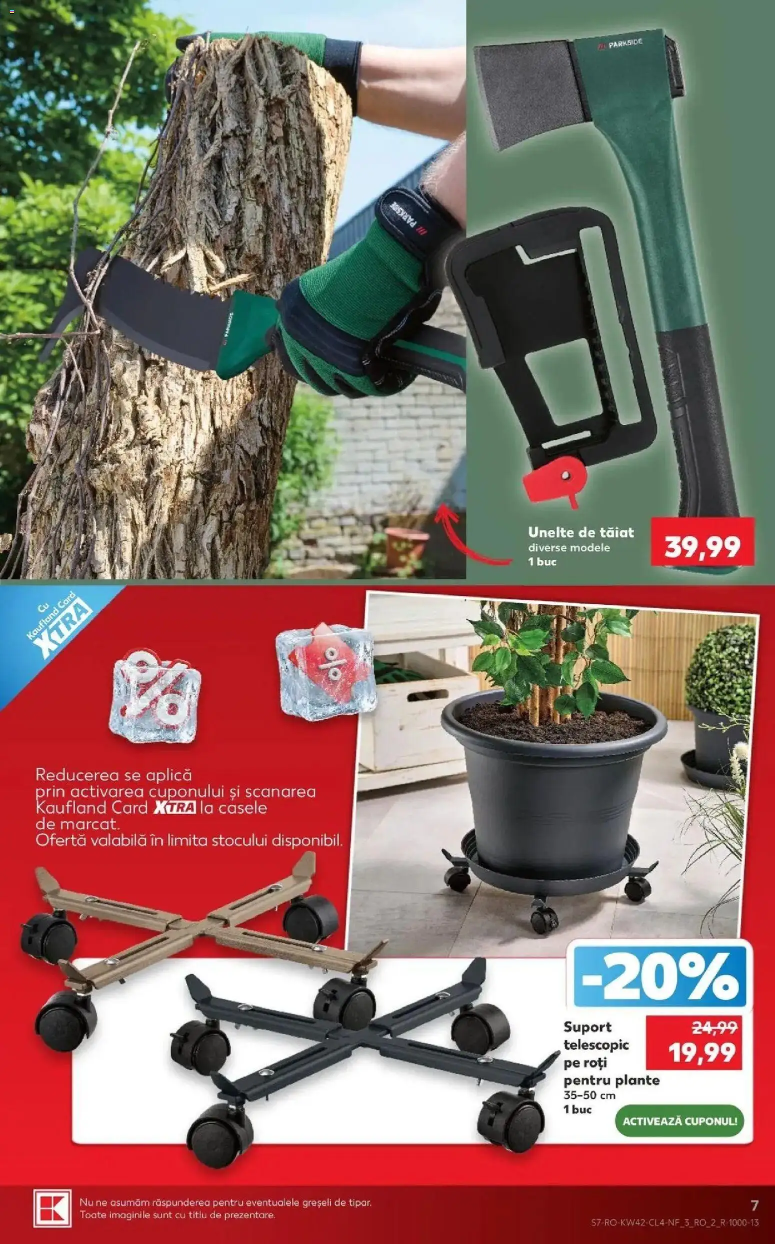 Catalog Kaufland 14 - 19 Octombrie 2026 | Pagina 7 | Produse: Aplică, Parkside, Suport