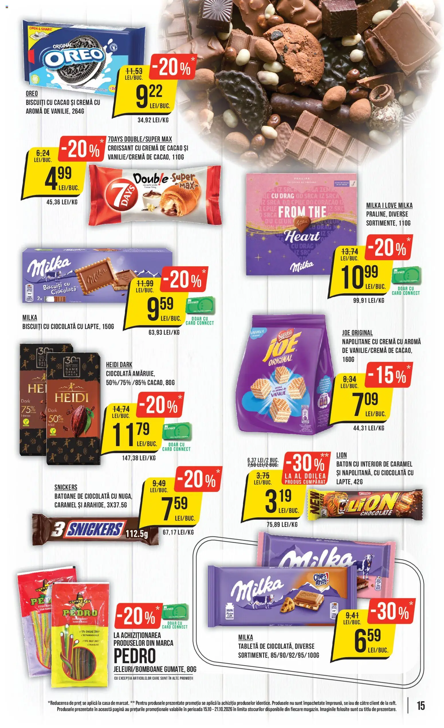 Catalog Mega Image 15 - 20 Octombrie 2026 | Pagina 15 | Produse: Croissant, Praline, Cacao, Biscuiți