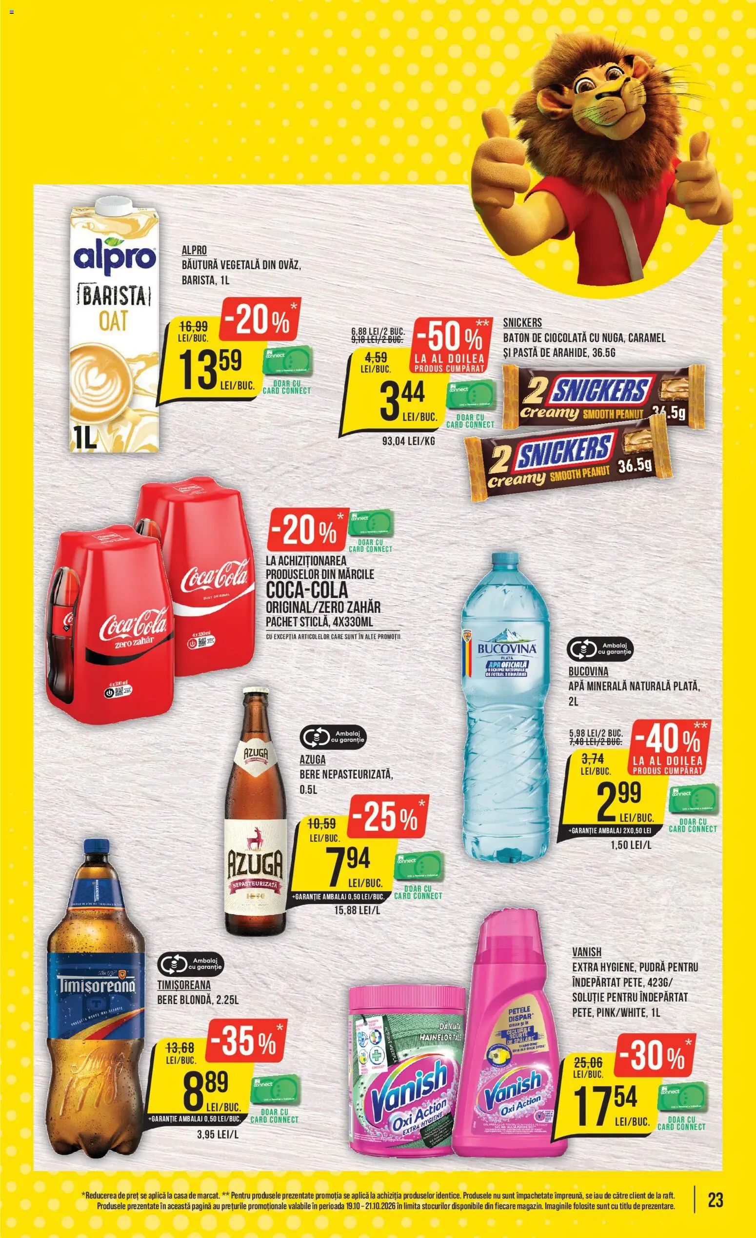 Catalog Mega Image 15 - 20 Octombrie 2026 | Pagina 23 | Produse: Apa minerala, Alpro, Pudră, Apă