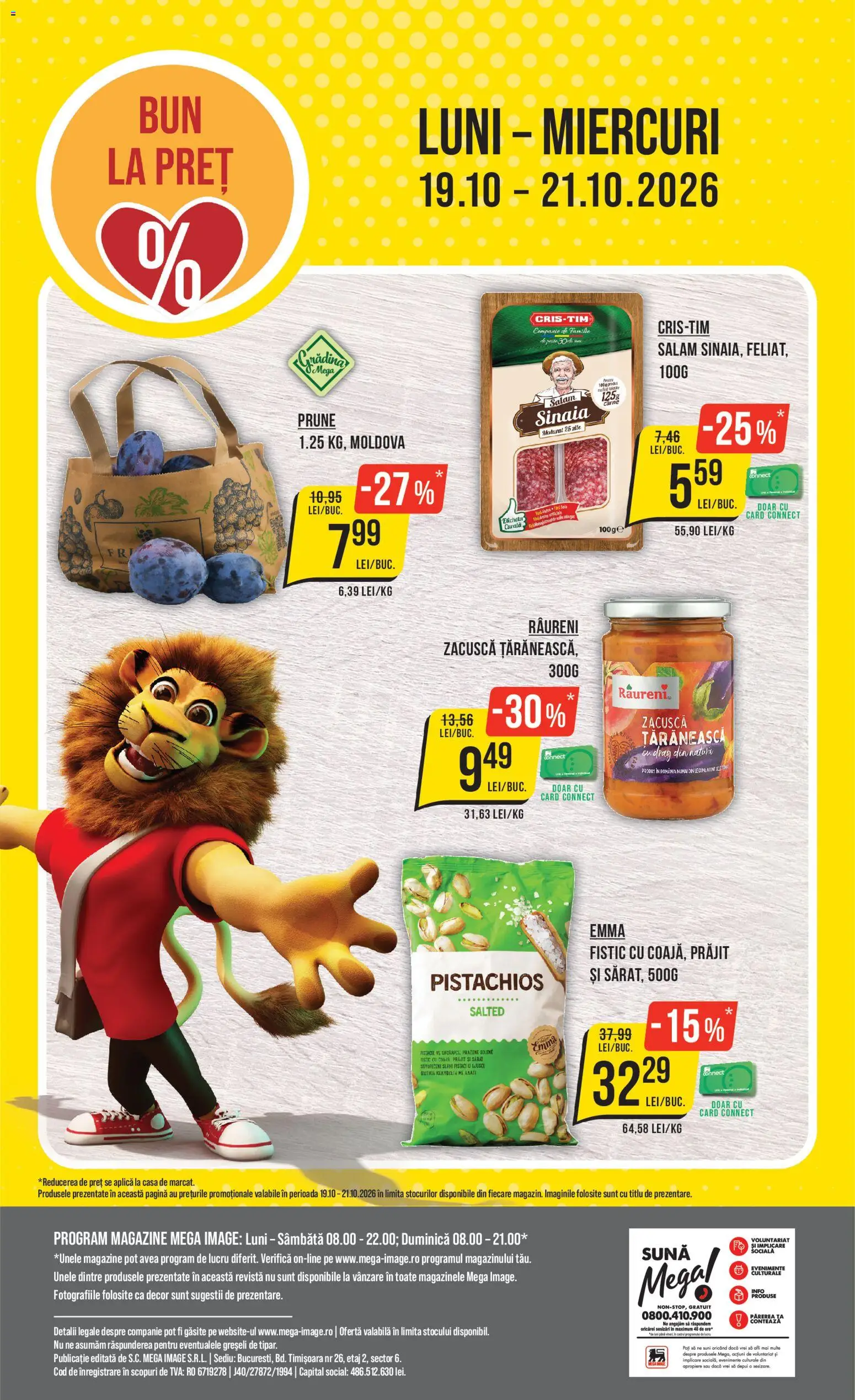 Catalog Mega Image 15 - 20 Octombrie 2026 | Pagina 24 | Produse: Aplică, Fistic, Zacuscă, Legume