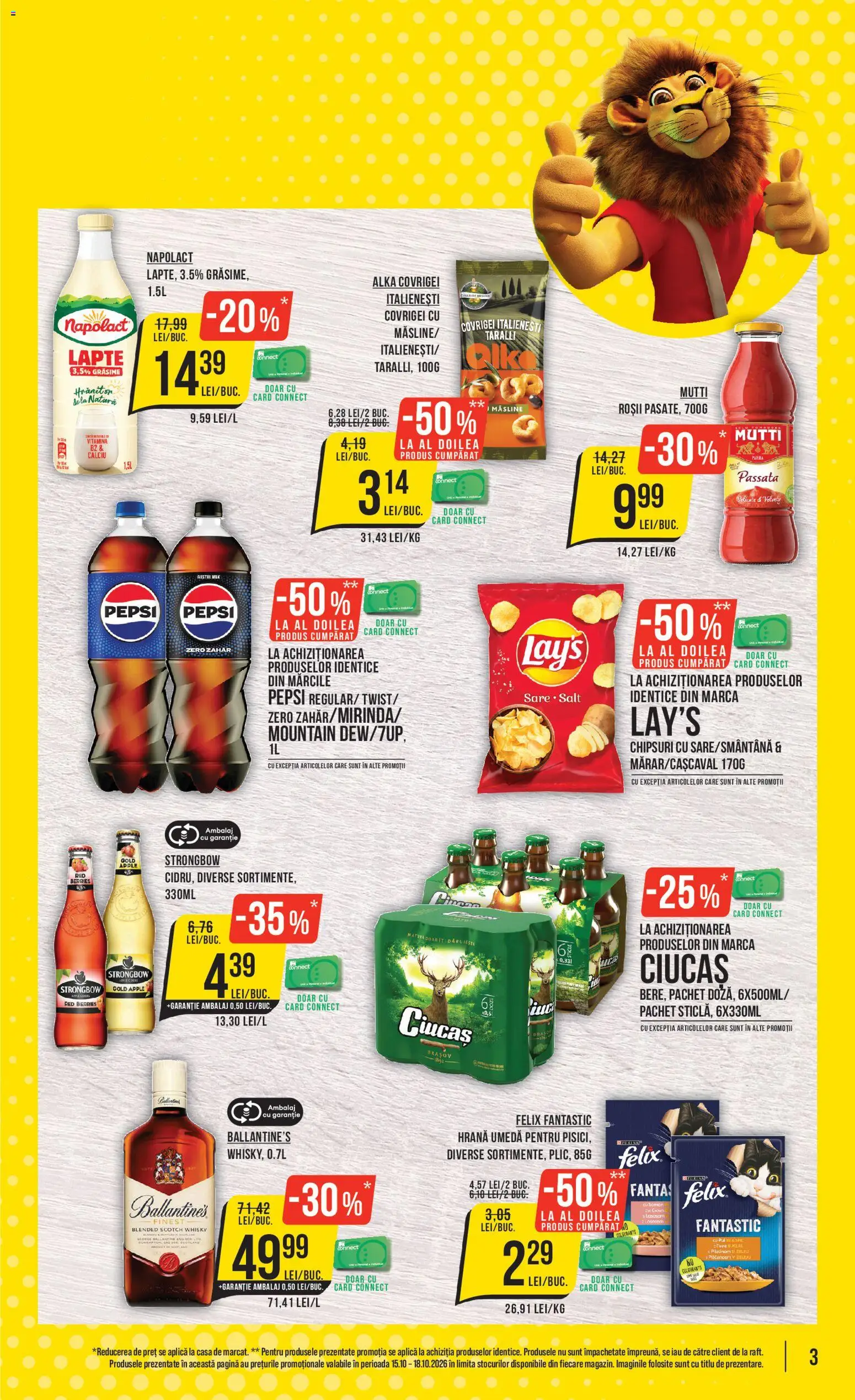 Catalog Mega Image 15 - 20 Octombrie 2026 | Pagina 3 | Produse: Zero, Fanta, Pepsi, Chipsuri