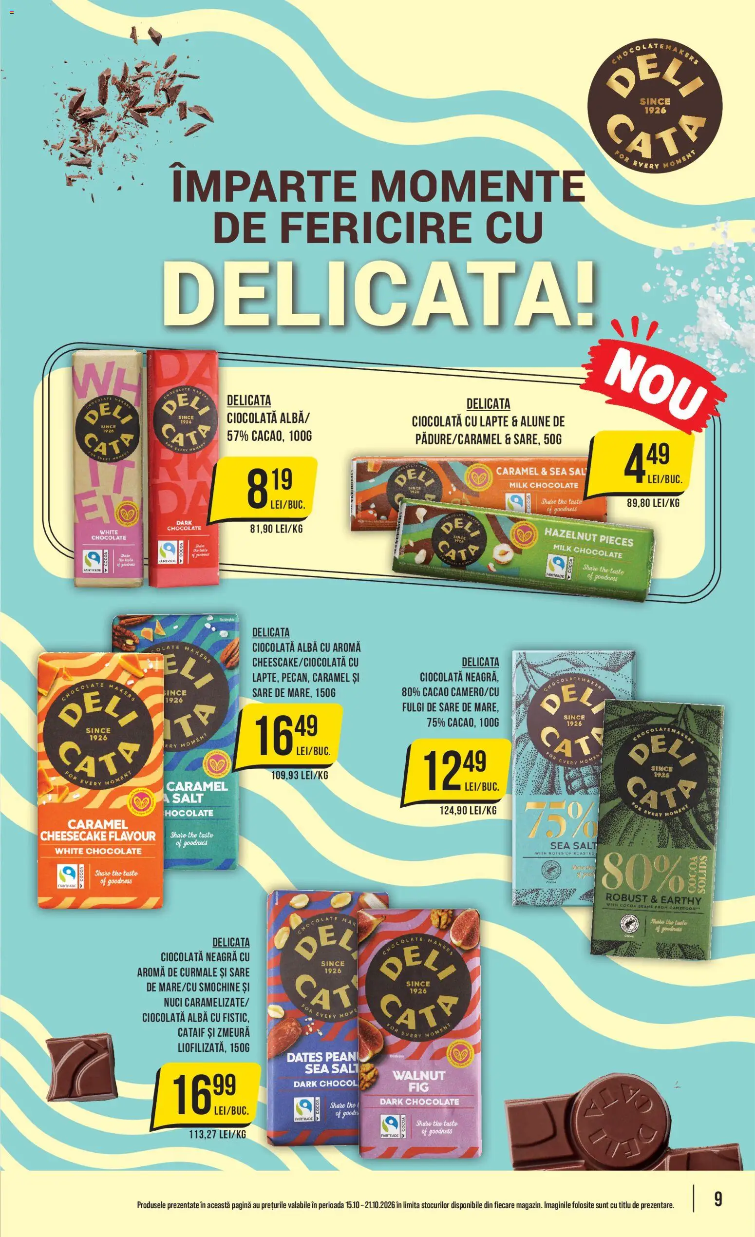 Catalog Mega Image 15 - 20 Octombrie 2026 | Pagina 9 | Produse: Șal, Alune, Ciocolată, Fulgi