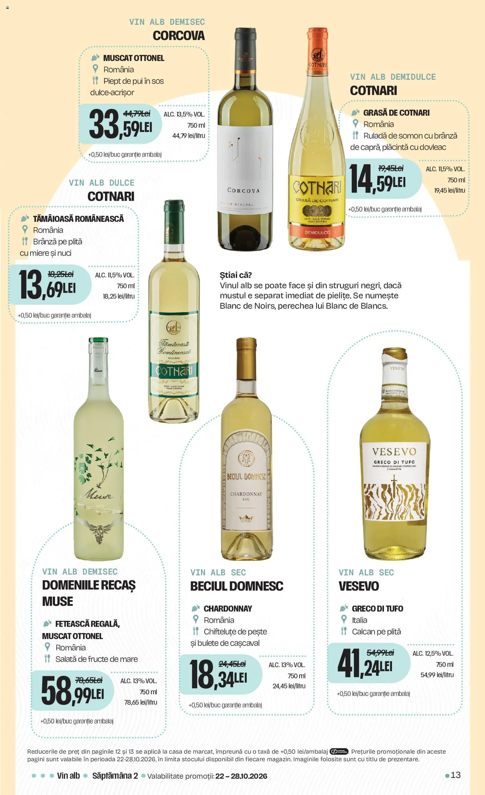 Catalog Mega Image 15 Octombrie - 10 Noiembrie 2026 | Pagina 13 | Produse: Miere, Aplică, Vin, Nuci