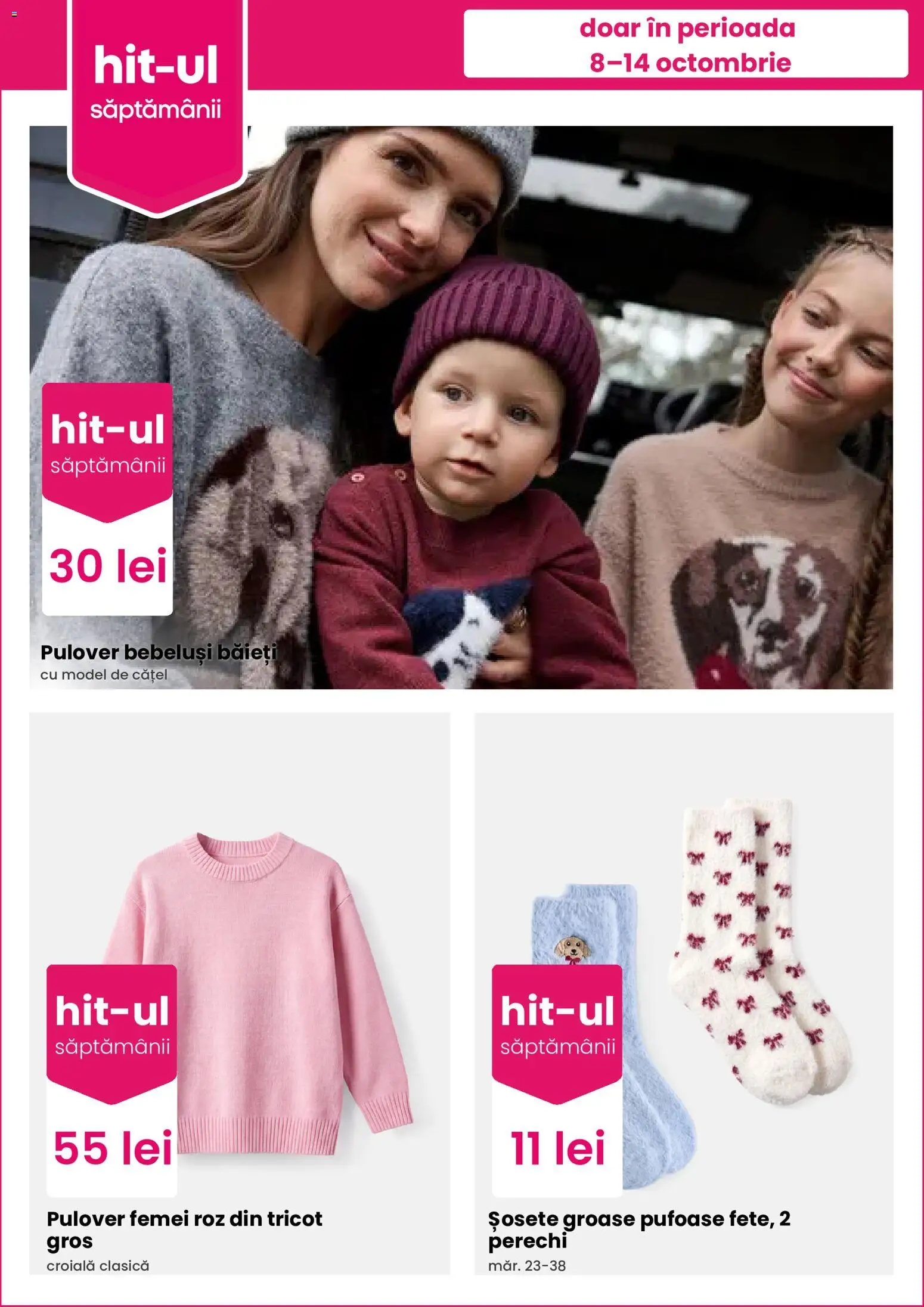 Catalog Pepco 8 - 13 Octombrie 2026 | Pagina 2 | Produse: Pulover, Șosete