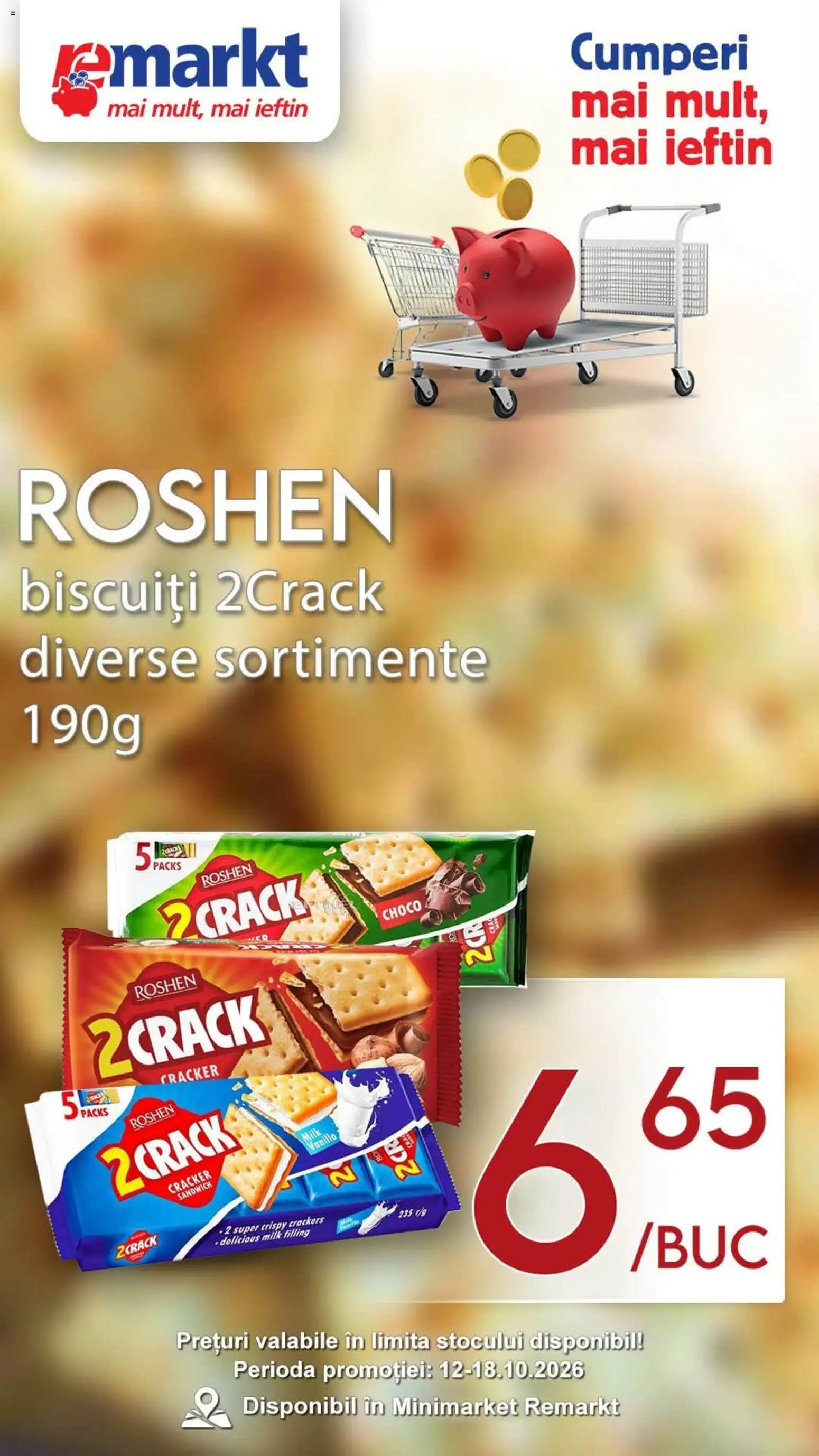 Catalog Remarkt 12 - 17 Octombrie 2026 | Pagina 2 | Produse: Biscuiți