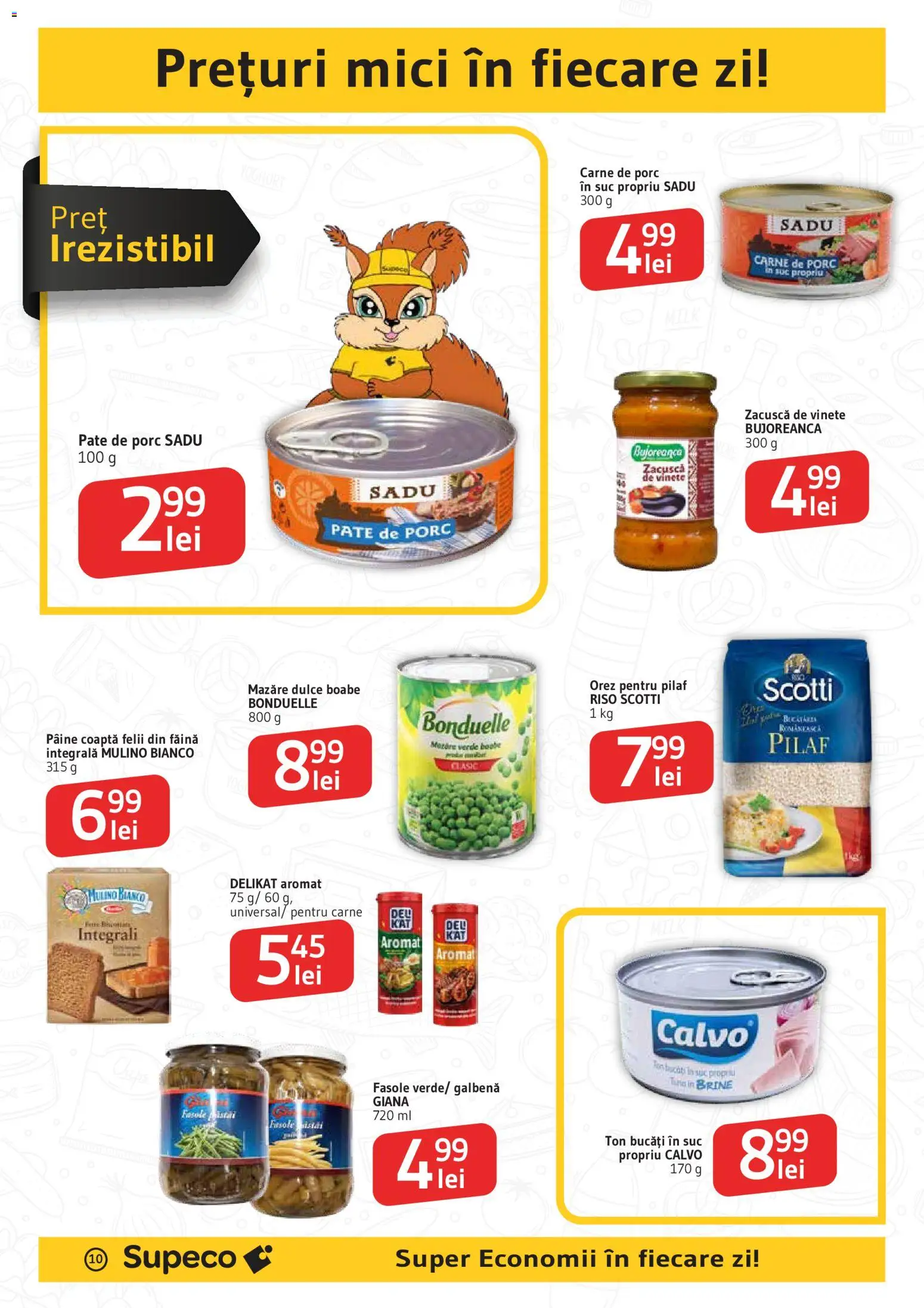 Catalog Supeco 15 - 20 Octombrie 2026 | Pagina 10 | Produse: Pate de Porc, Mici, Pâine, Carne De Porc