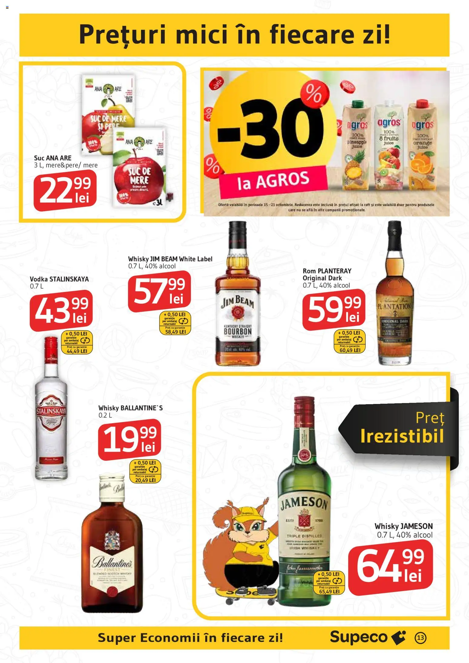 Catalog Supeco 15 - 20 Octombrie 2026 | Pagina 13 | Produse: Raft, Suc, Mere, Bourbon