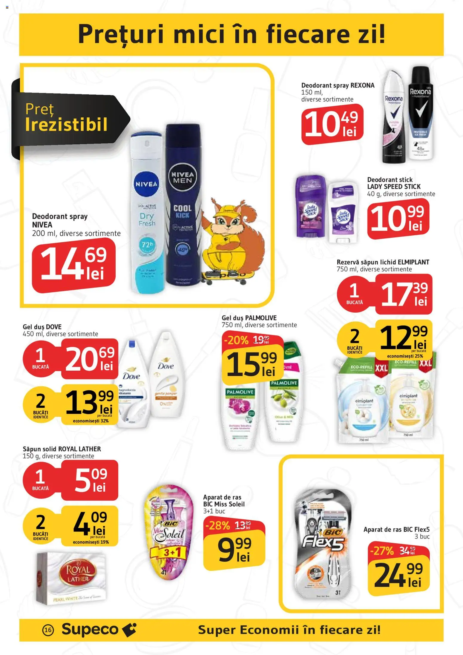 Catalog Supeco 15 - 20 Octombrie 2026 | Pagina 16 | Produse: Aparat De Ras, Duș, Săpun, Rezervă săpun