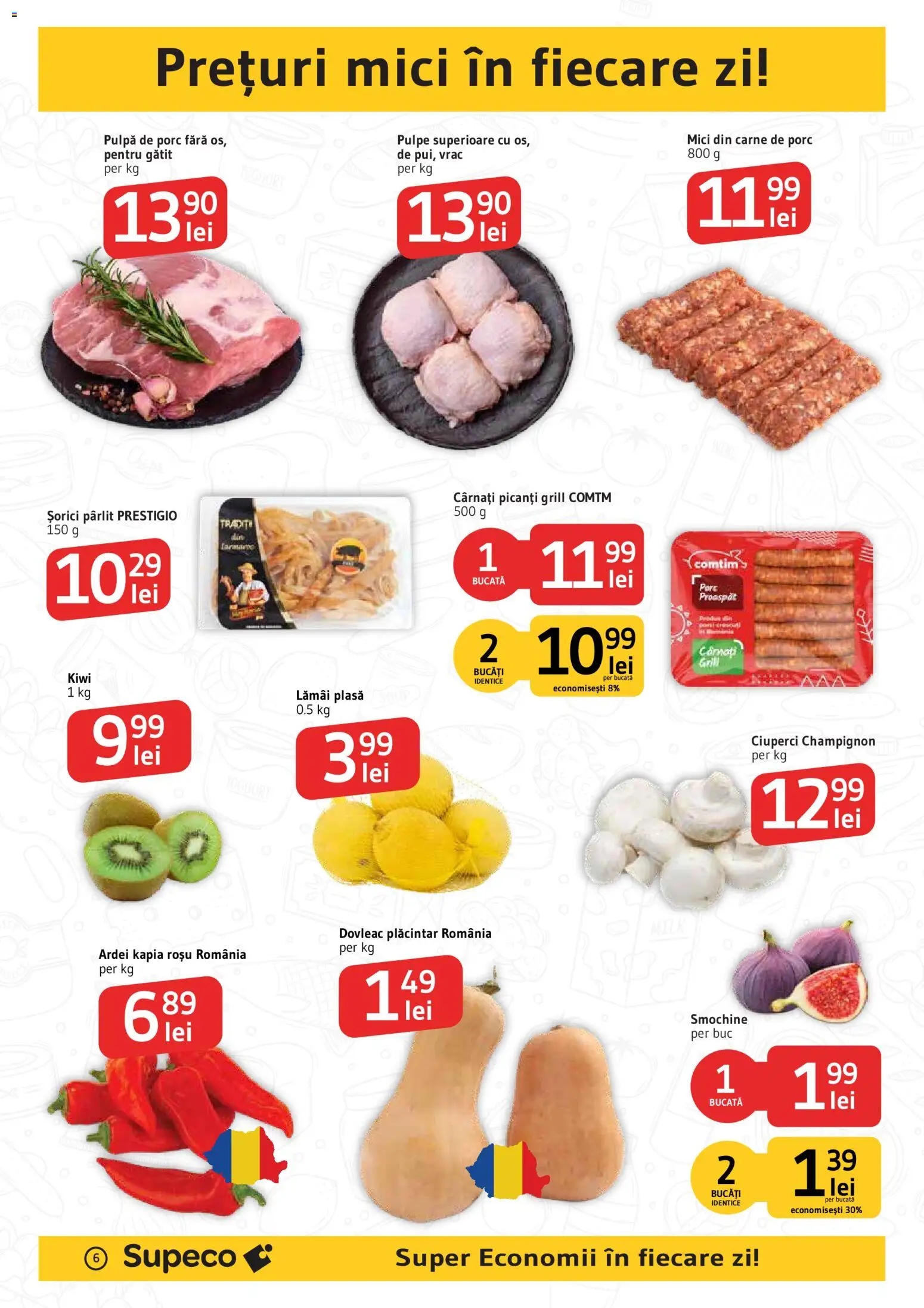 Catalog Supeco 15 - 20 Octombrie 2026 | Pagina 6 | Produse: Lamai, Ciuperci, Ardei, Cârnați
